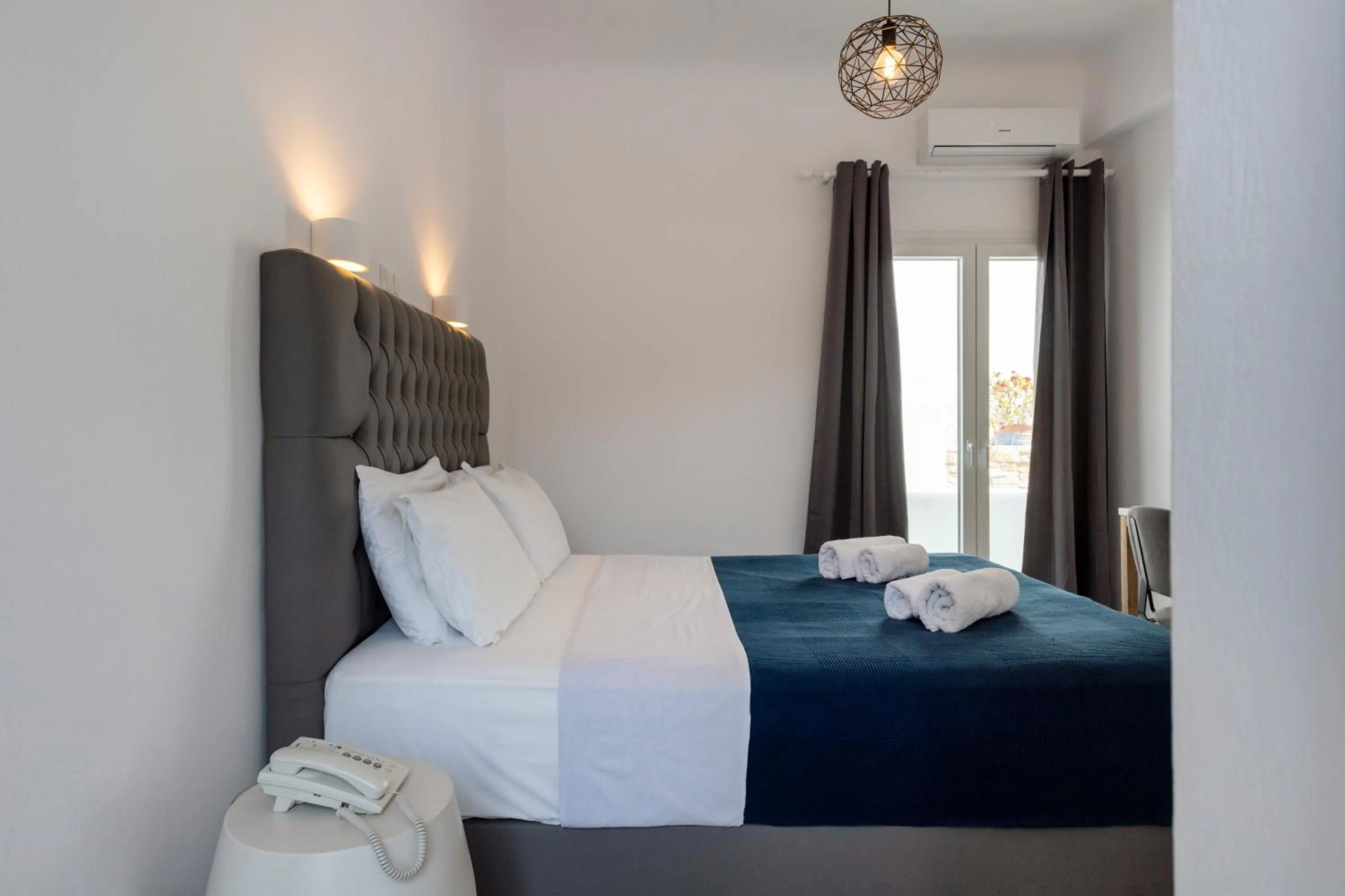 Bed in Galinos Hotel for adults only