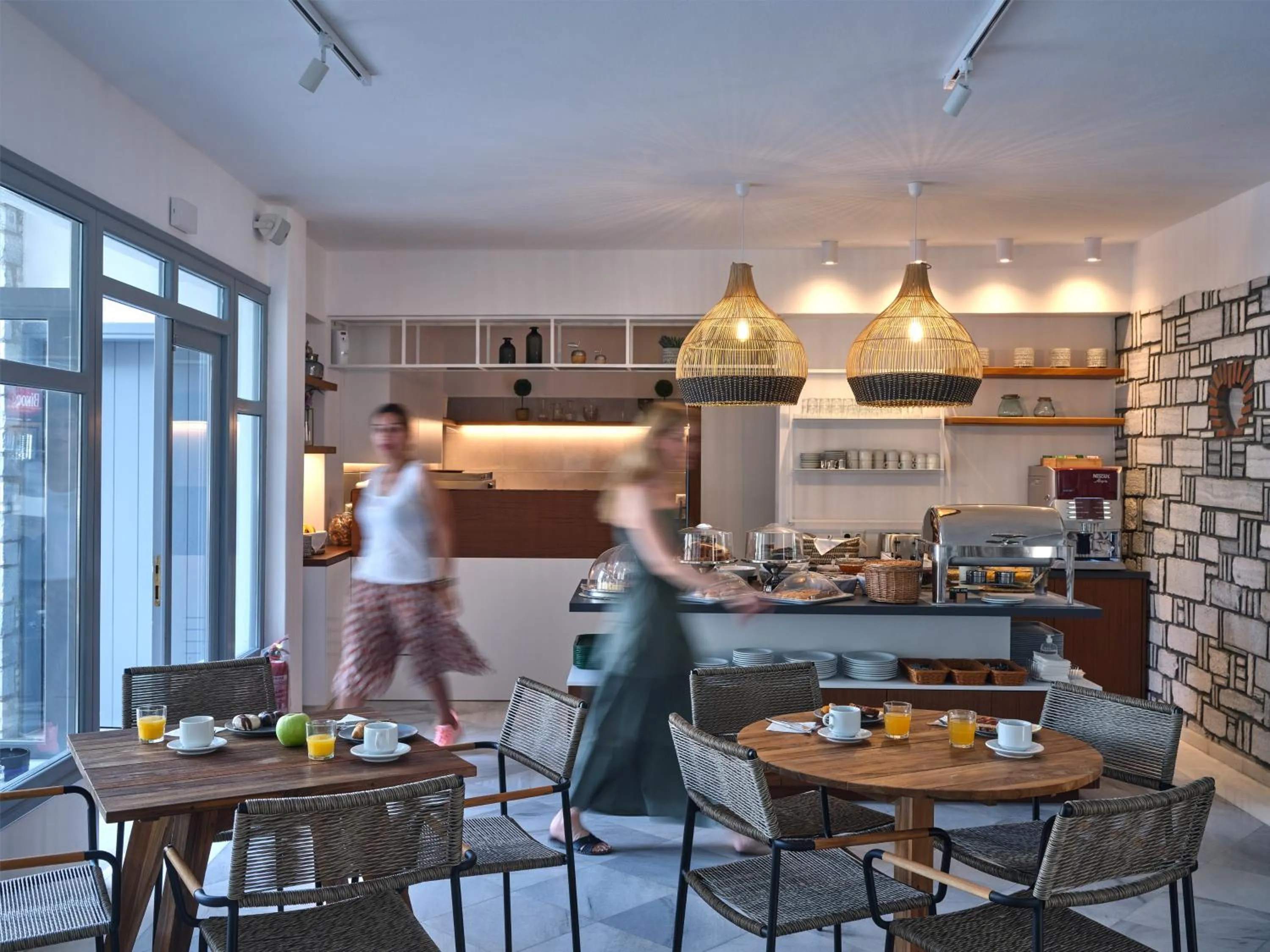 Restaurant/places to eat in Galinos Hotel for adults only