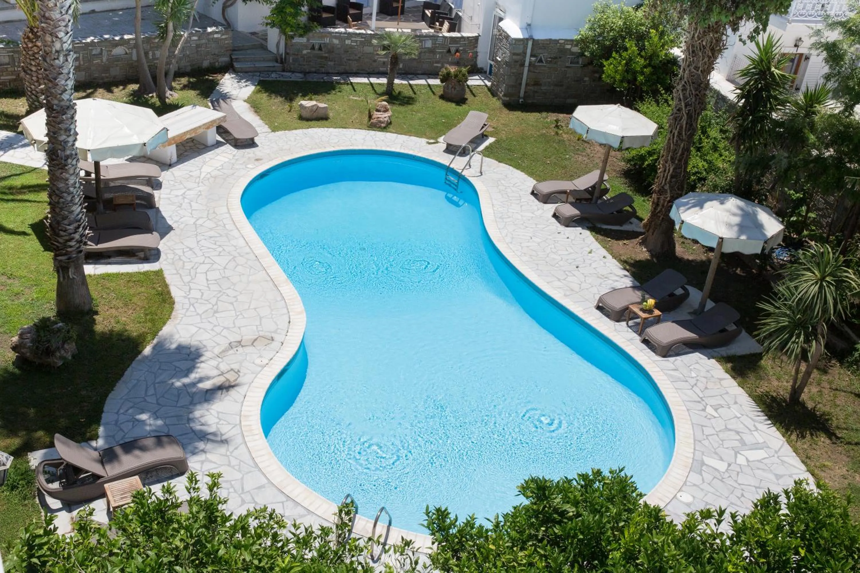 Bird's eye view in Galinos Hotel for adults only