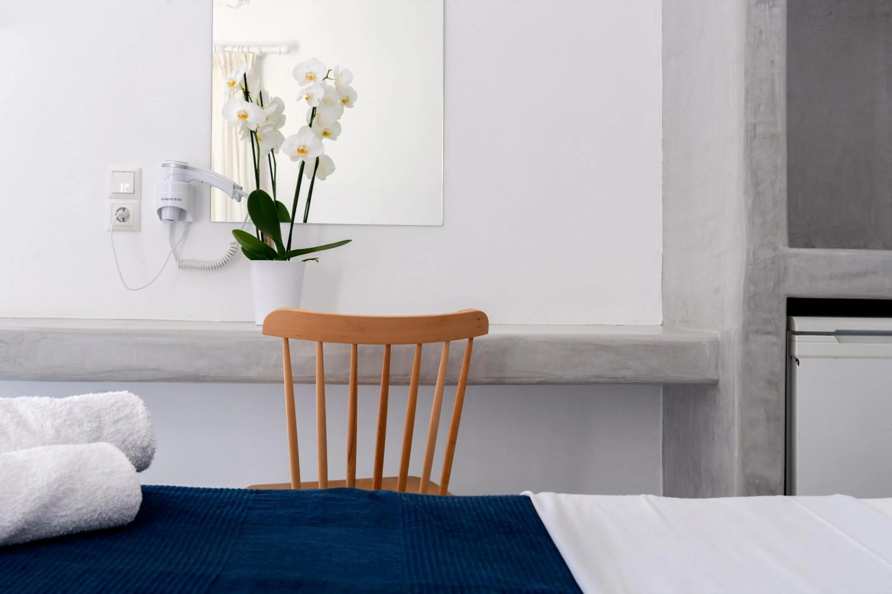 Bed in Galinos Hotel for adults only