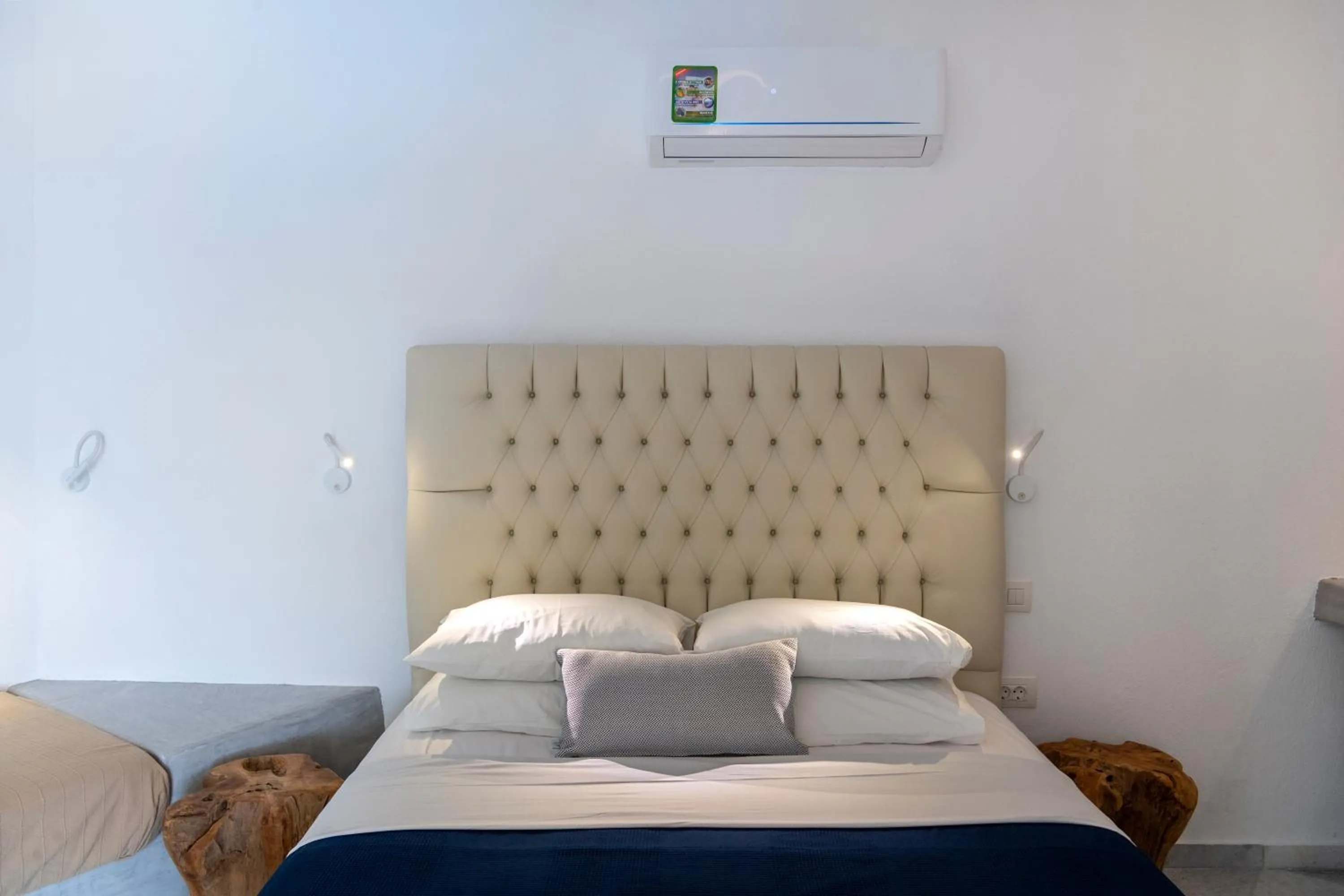 Bed in Galinos Hotel for adults only
