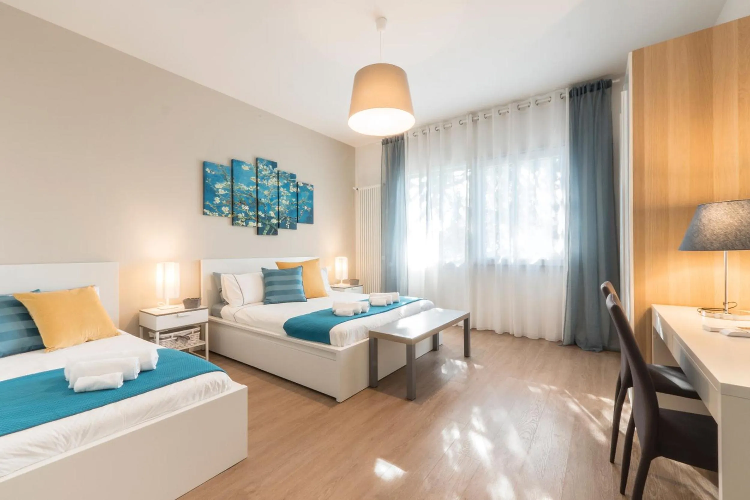 Seating area, Bed in Villa Due Giardini