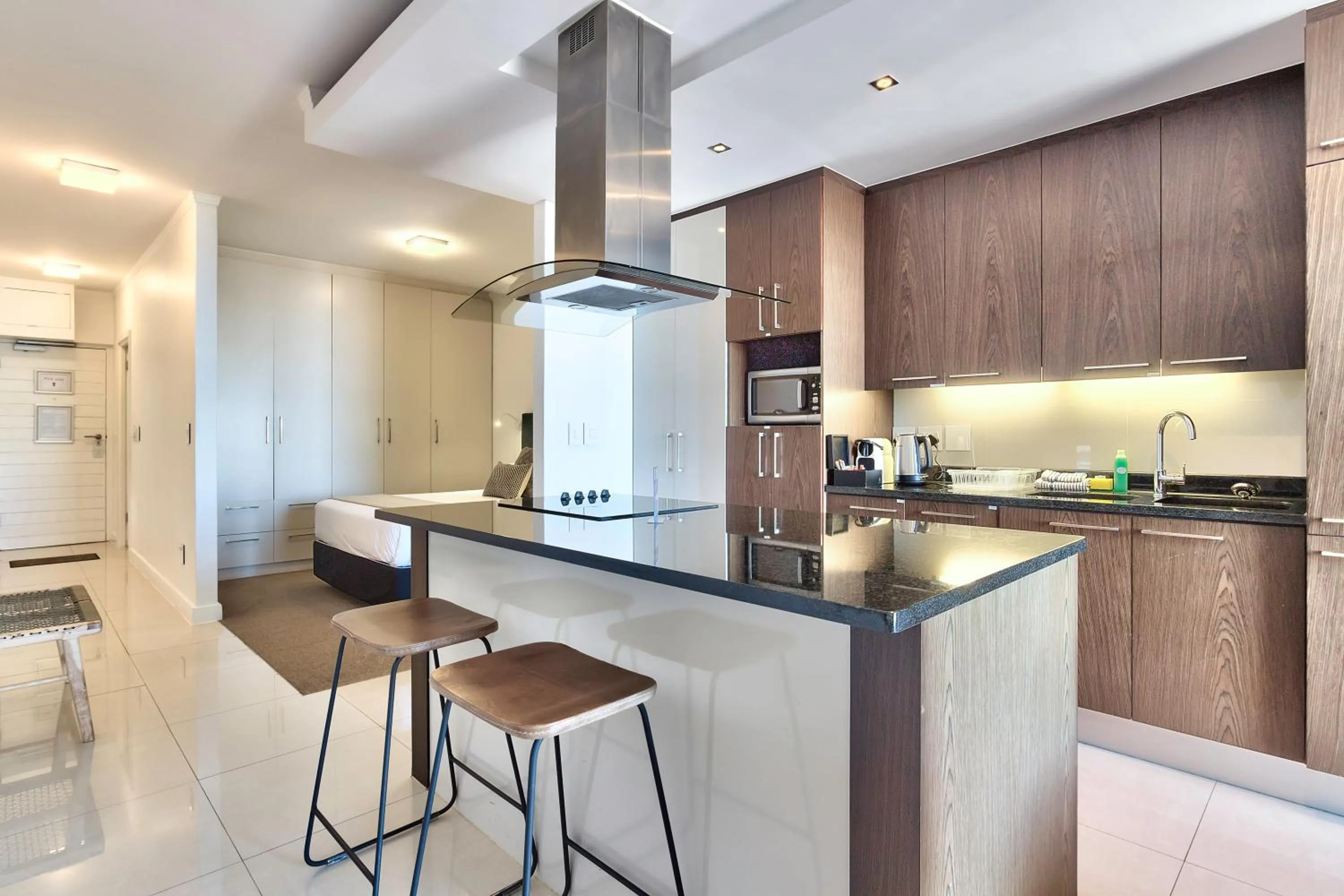 kitchen in The Crystal Apartments