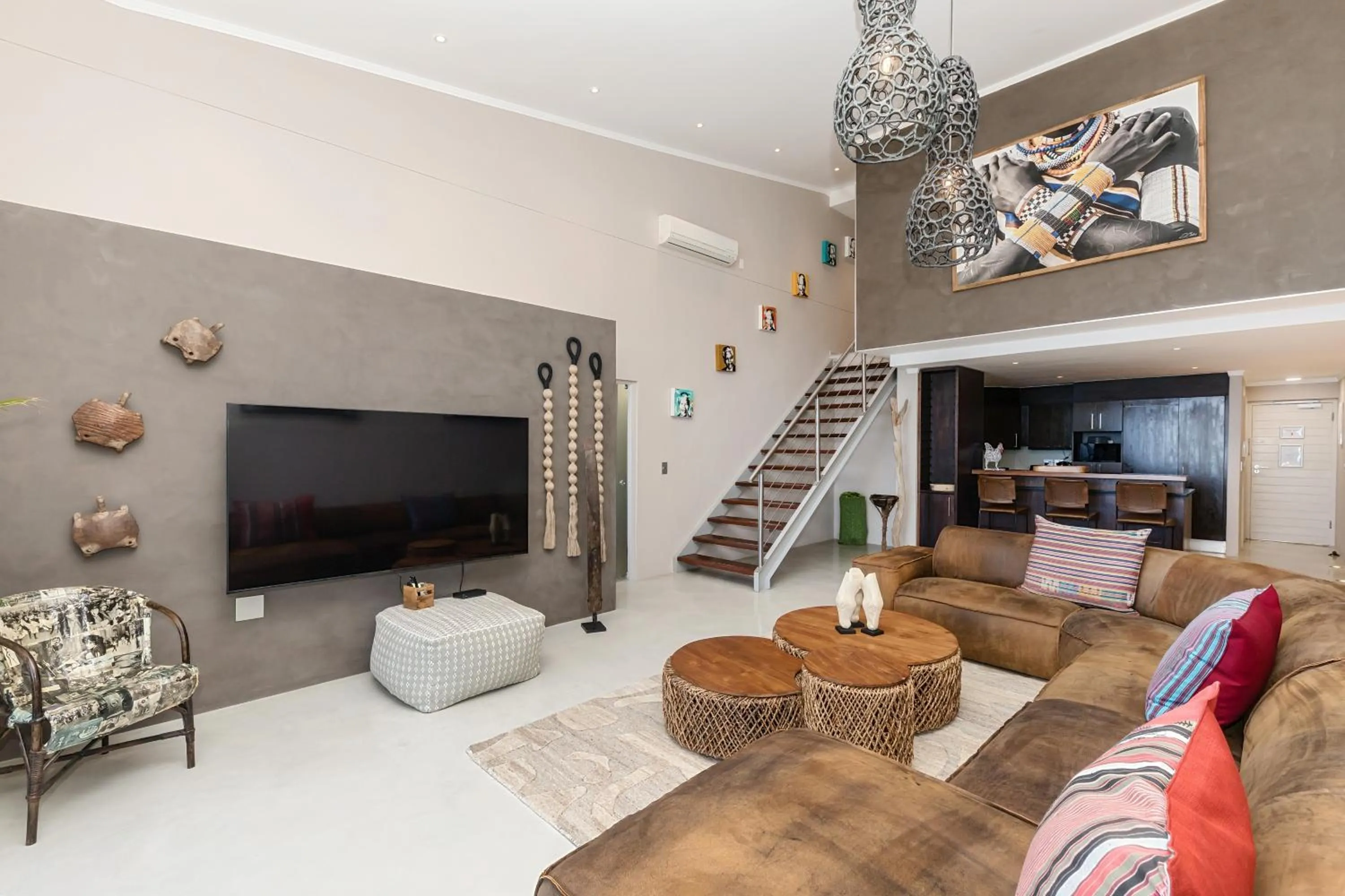 Seating area in The Crystal Apartments