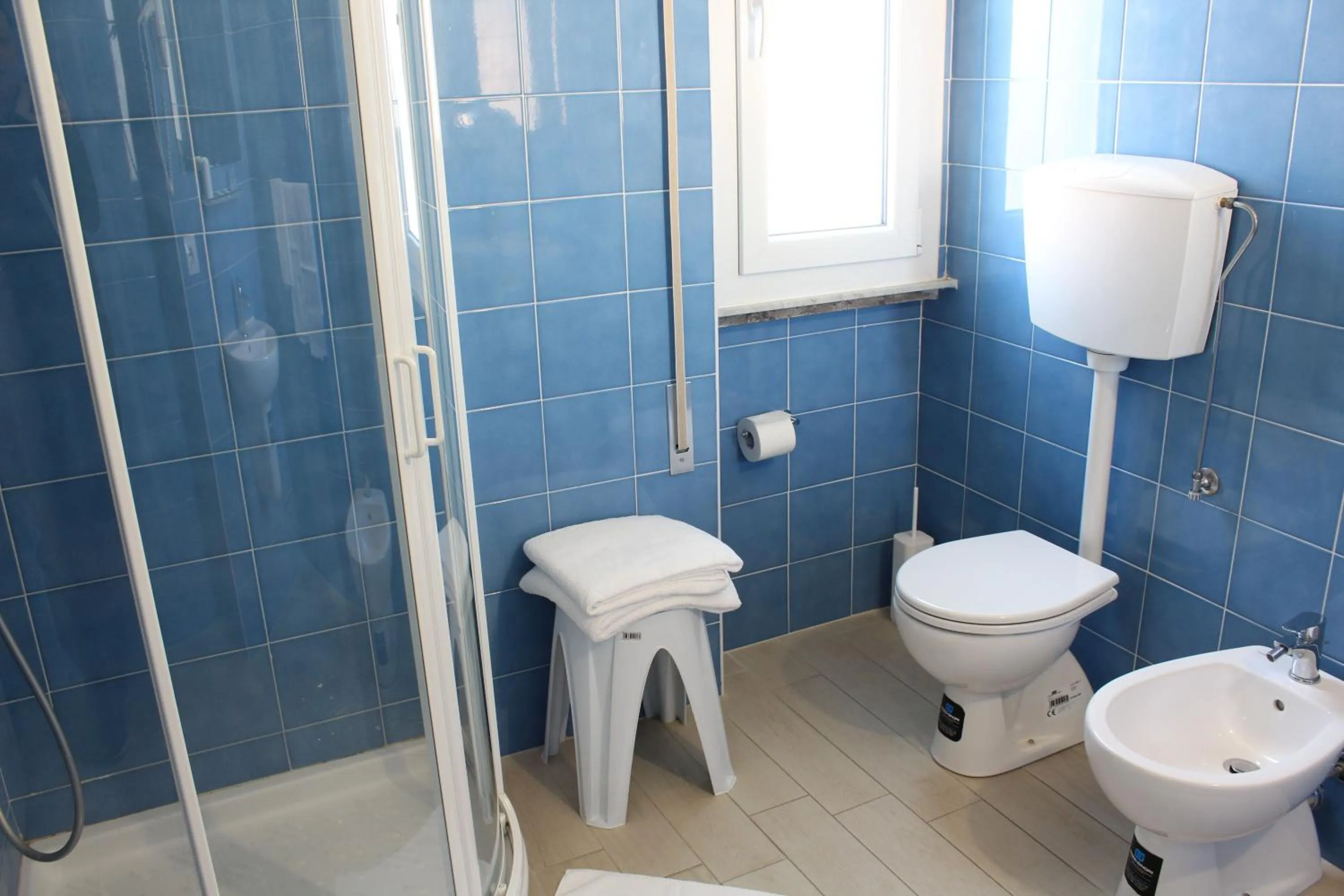 Shower in Hotel Luca