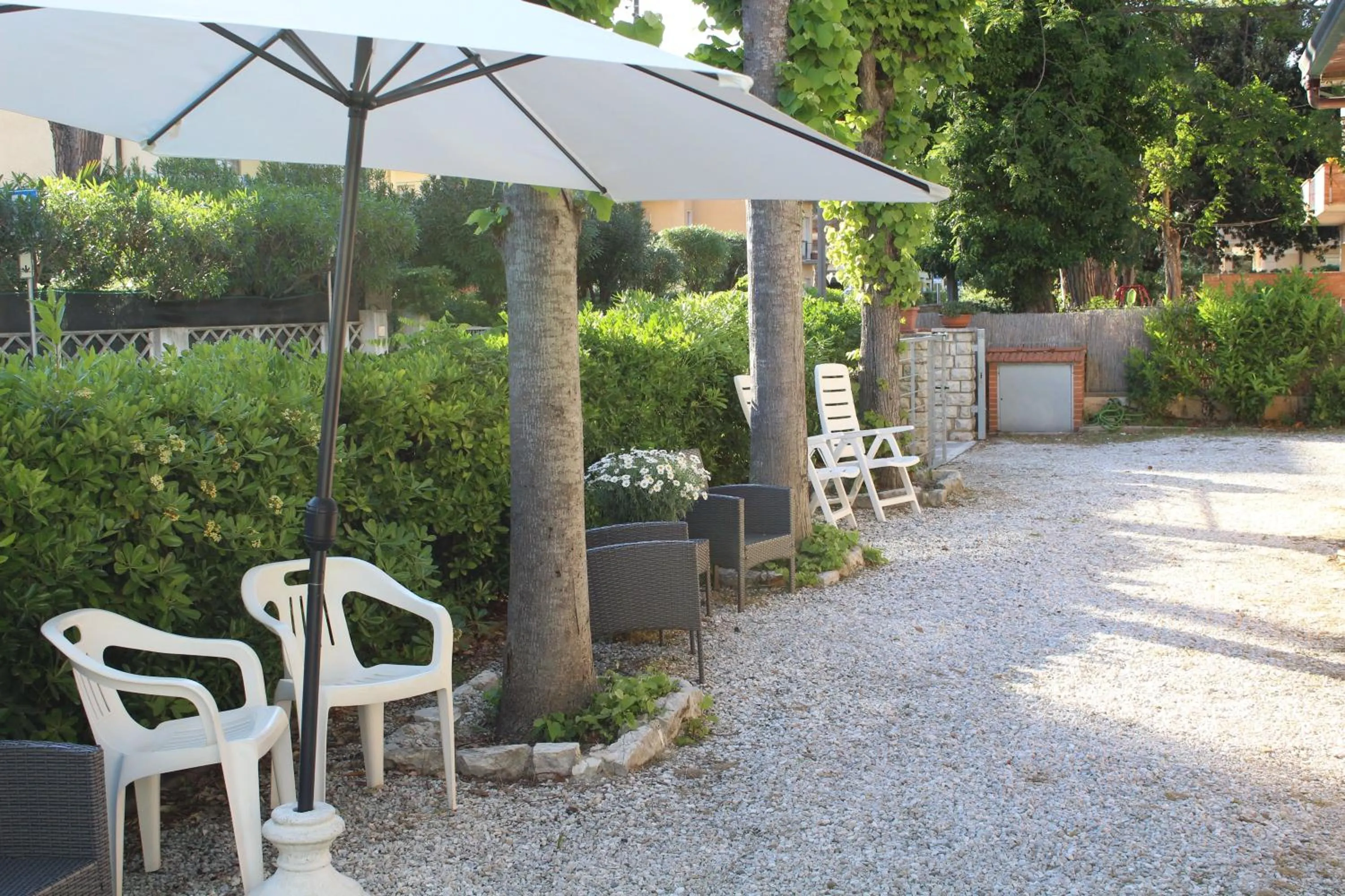 Garden in Hotel Luca