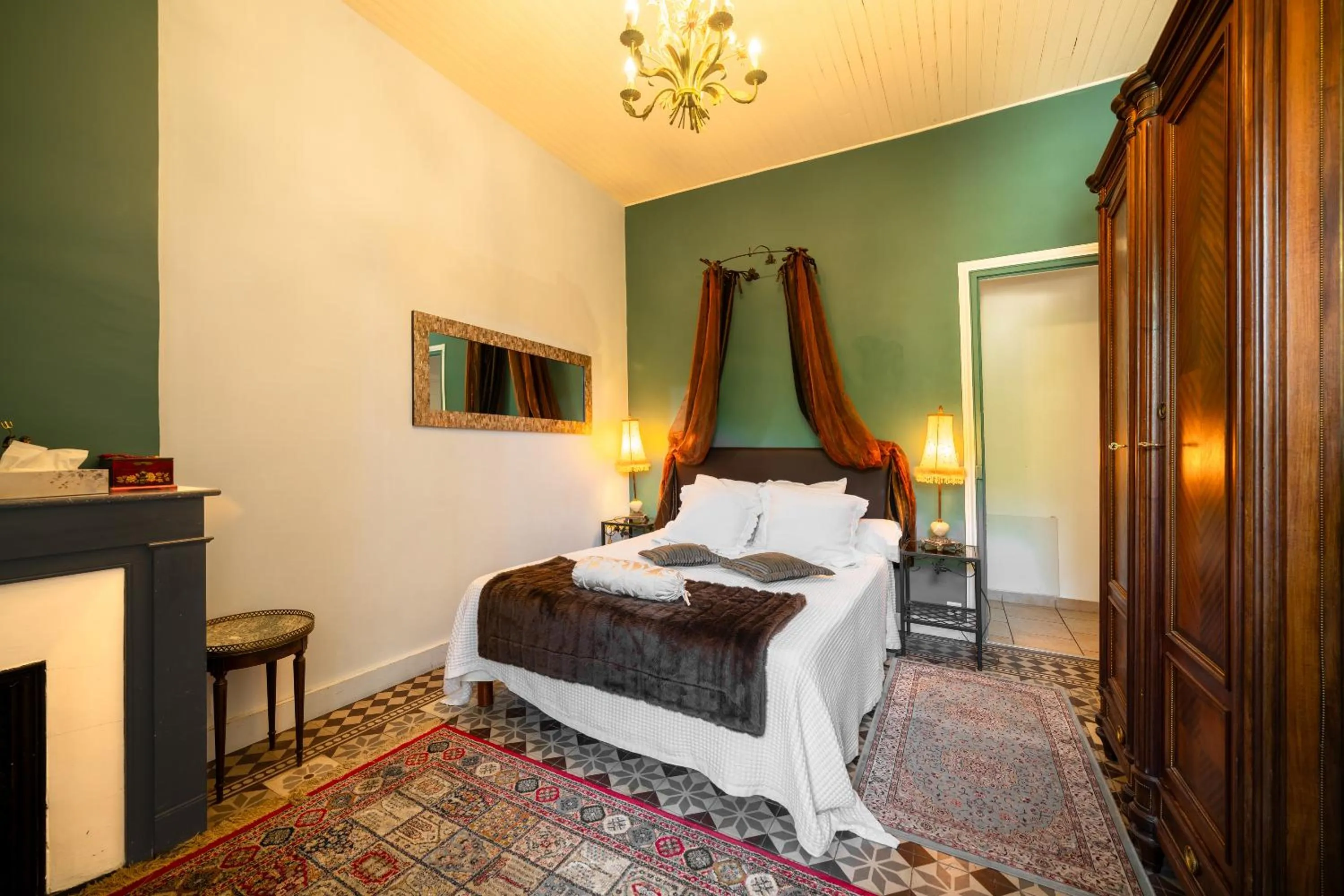 Bedroom, Bed in Villa Aimée Luxury Apartments with Heated Pool