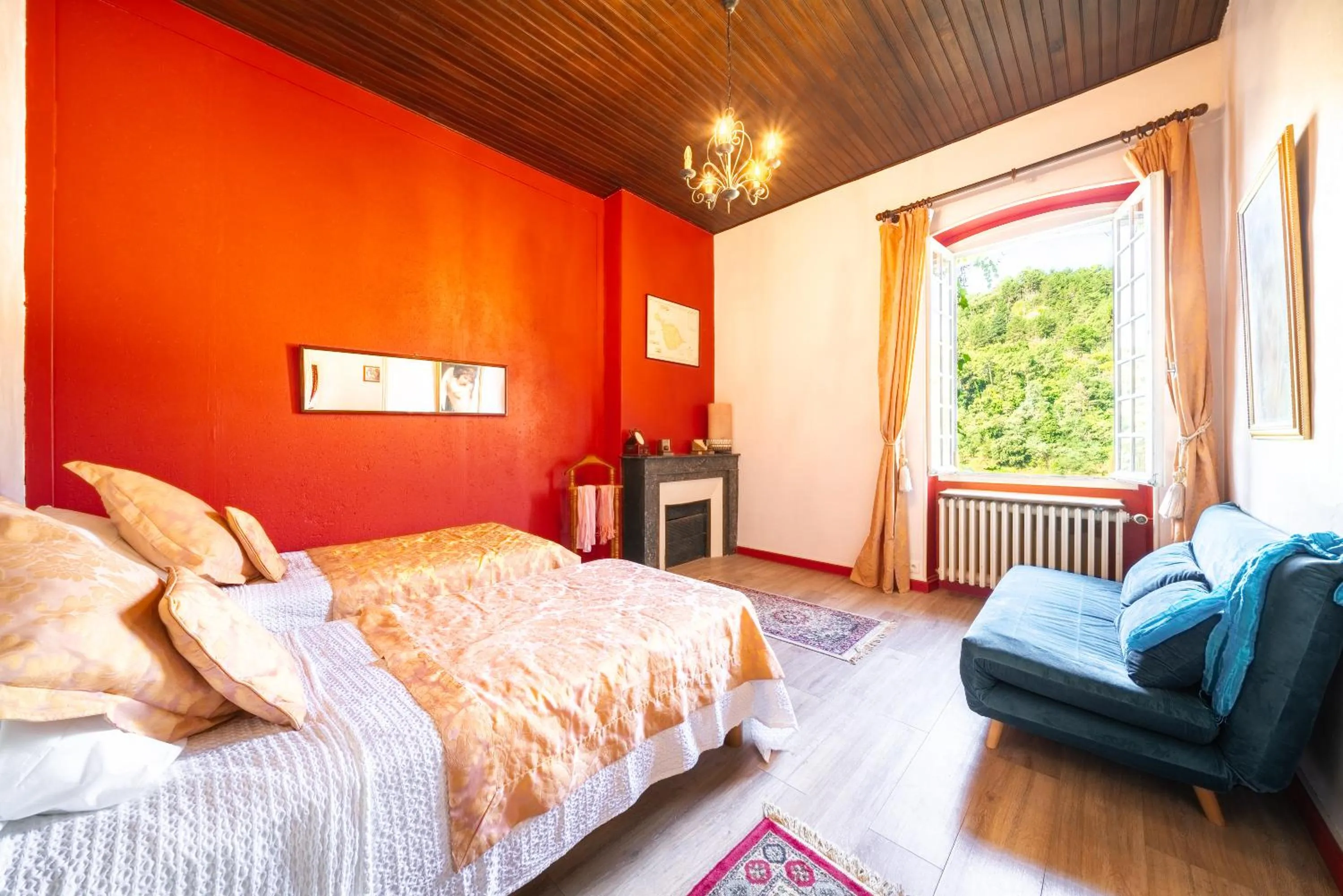 Bedroom, Bed in Villa Aimée Luxury Apartments with Heated Pool