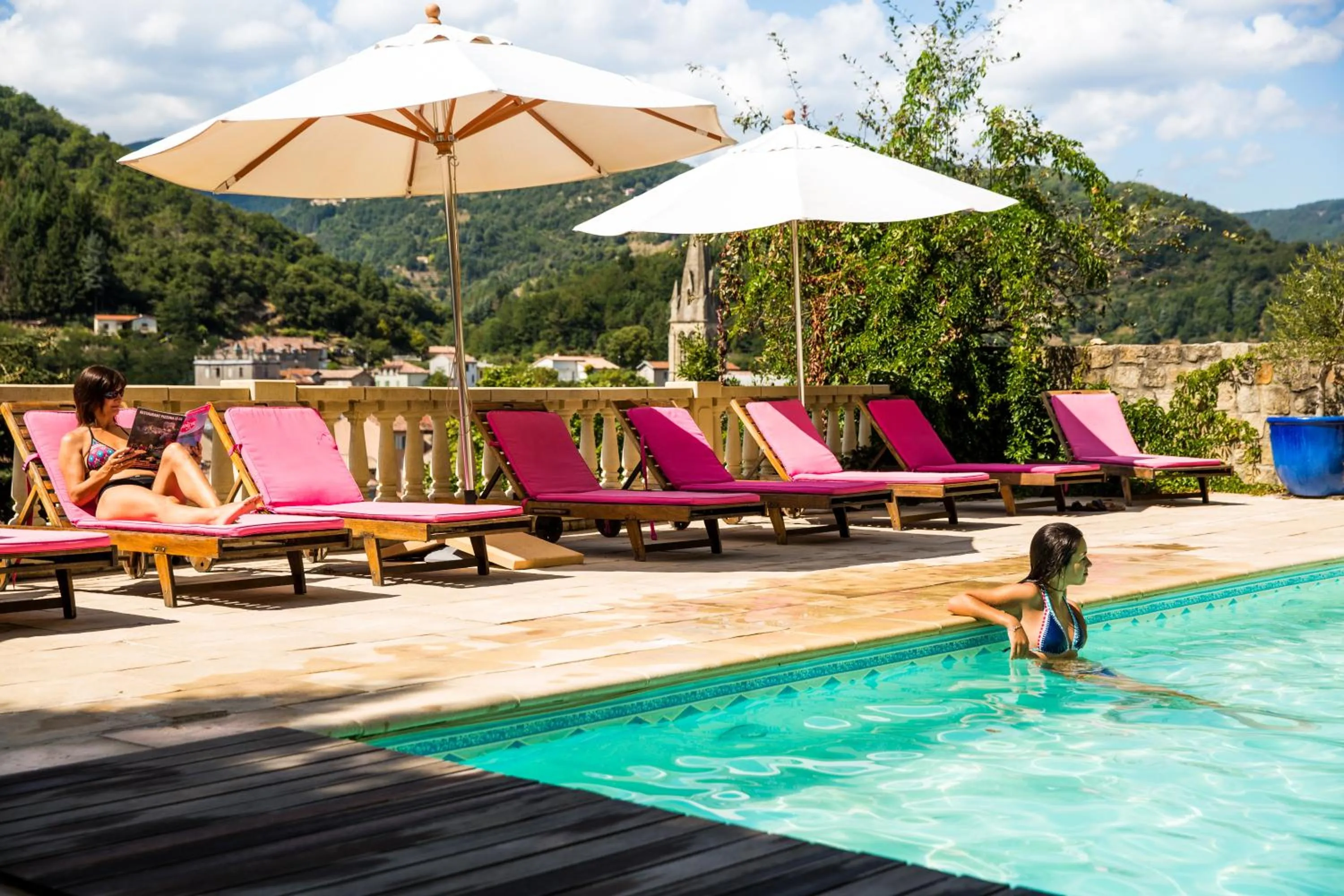 Day in Villa Aimée Luxury Apartments with Heated Pool