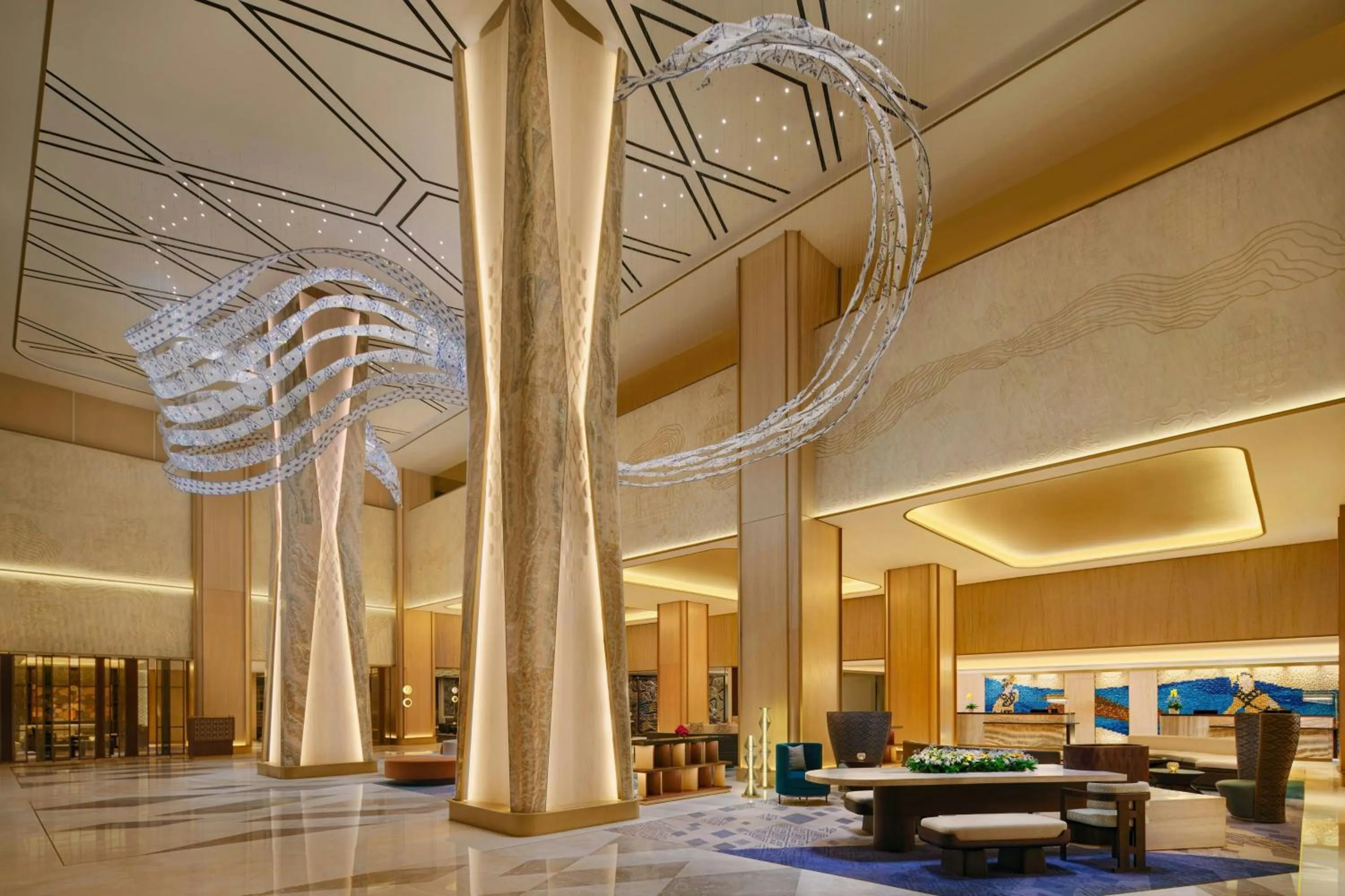 Lobby or reception in Sari Pacific Jakarta, Autograph Collection