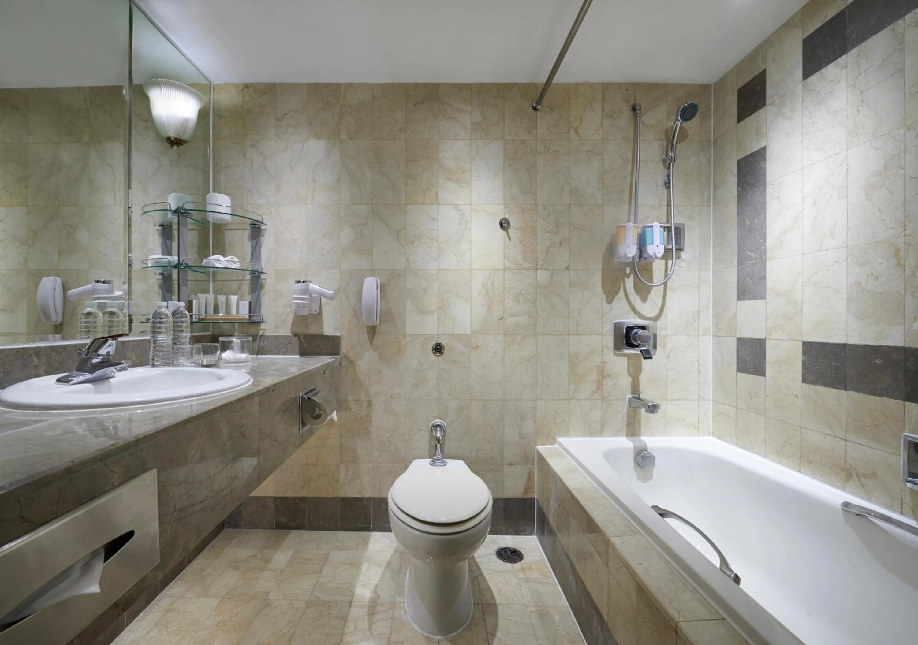 Bathroom in Sari Pacific Jakarta, Autograph Collection