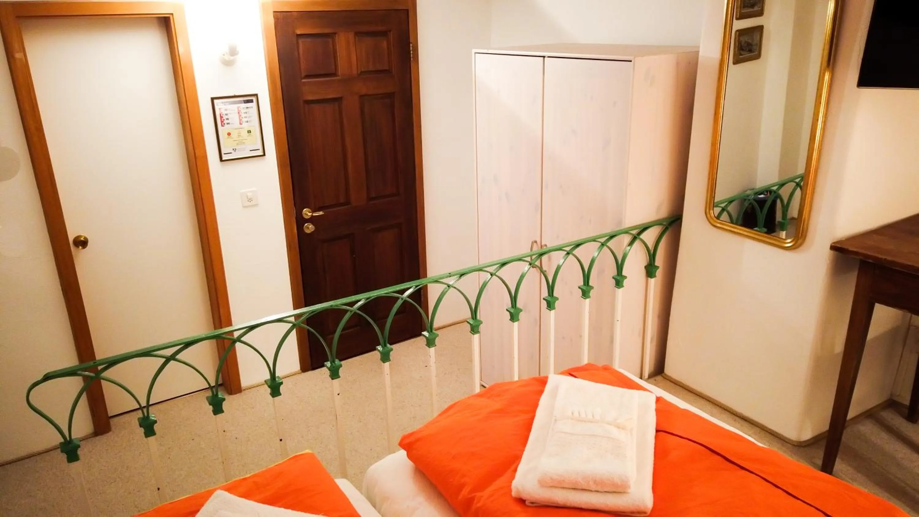 Bedroom in Hotel Soazza