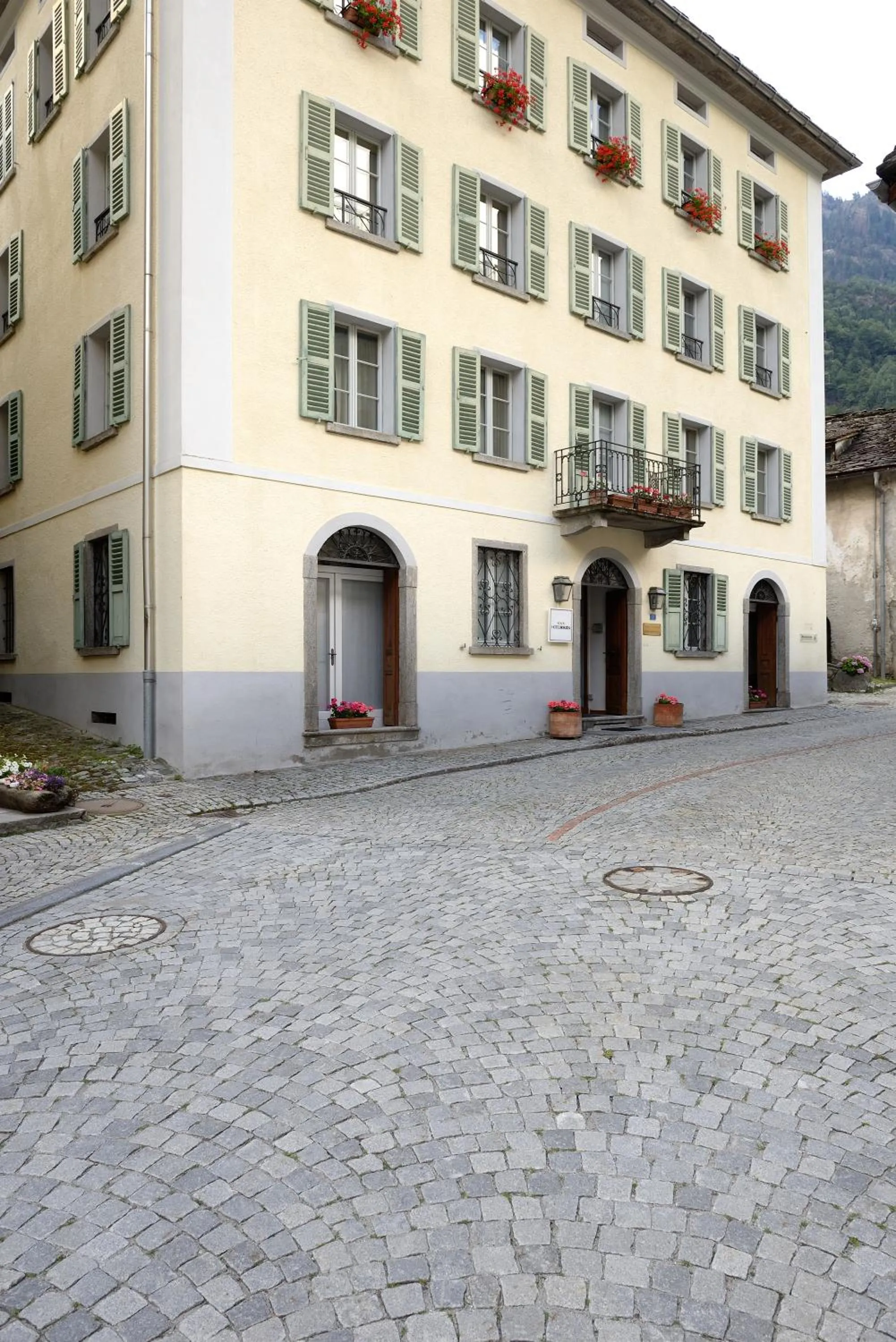 Property building in Hotel Soazza