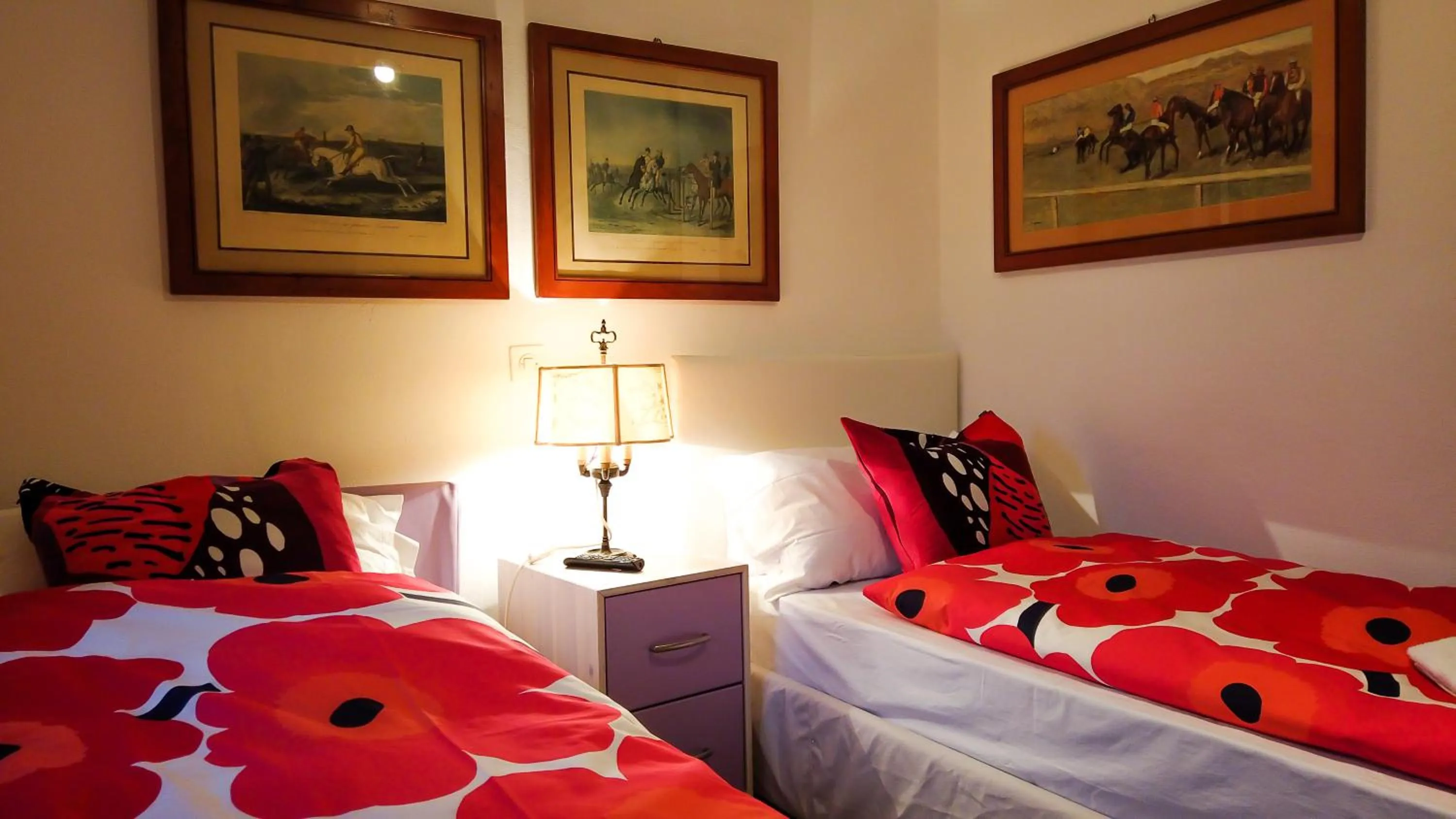 Bedroom in Hotel Soazza