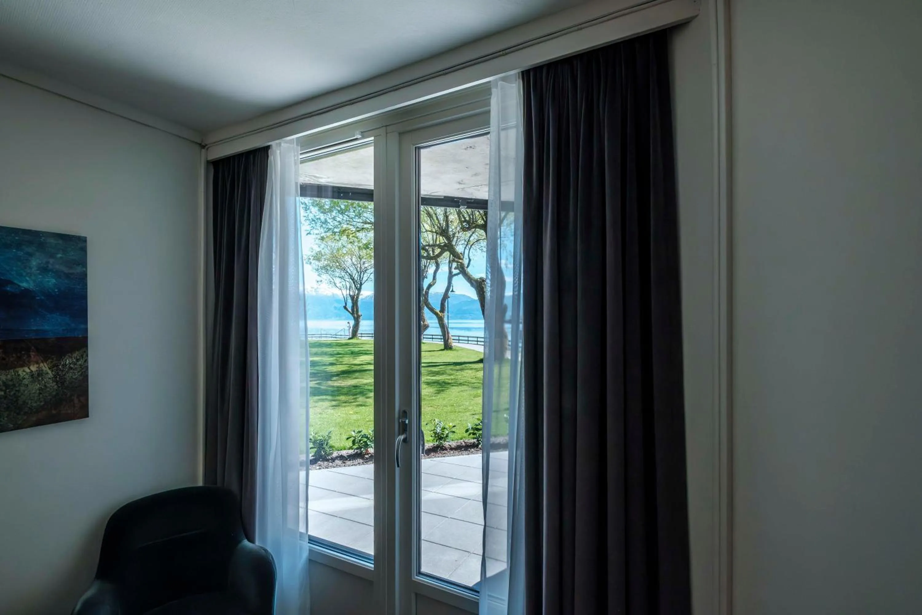 Patio in Hardangerfjord Hotel