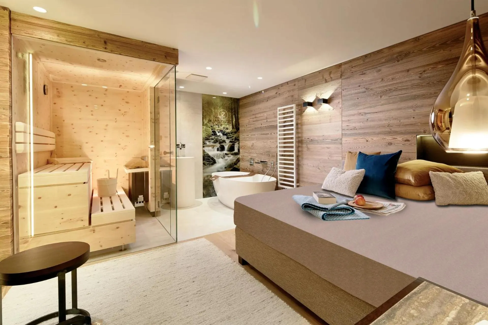 Photo of the whole room, Bed in ZillergrundRock Luxury Mountain Resort