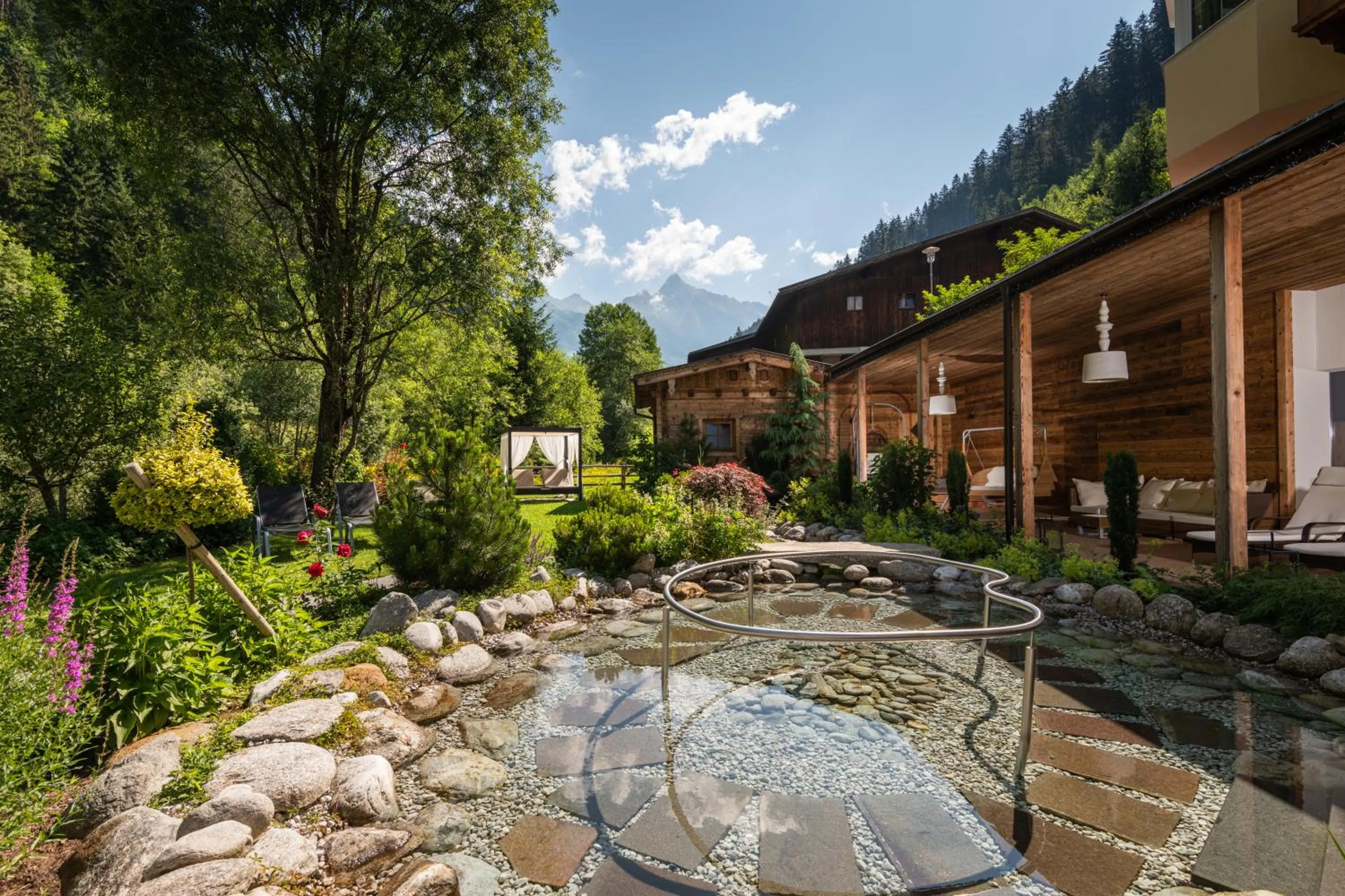 Patio in ZillergrundRock Luxury Mountain Resort