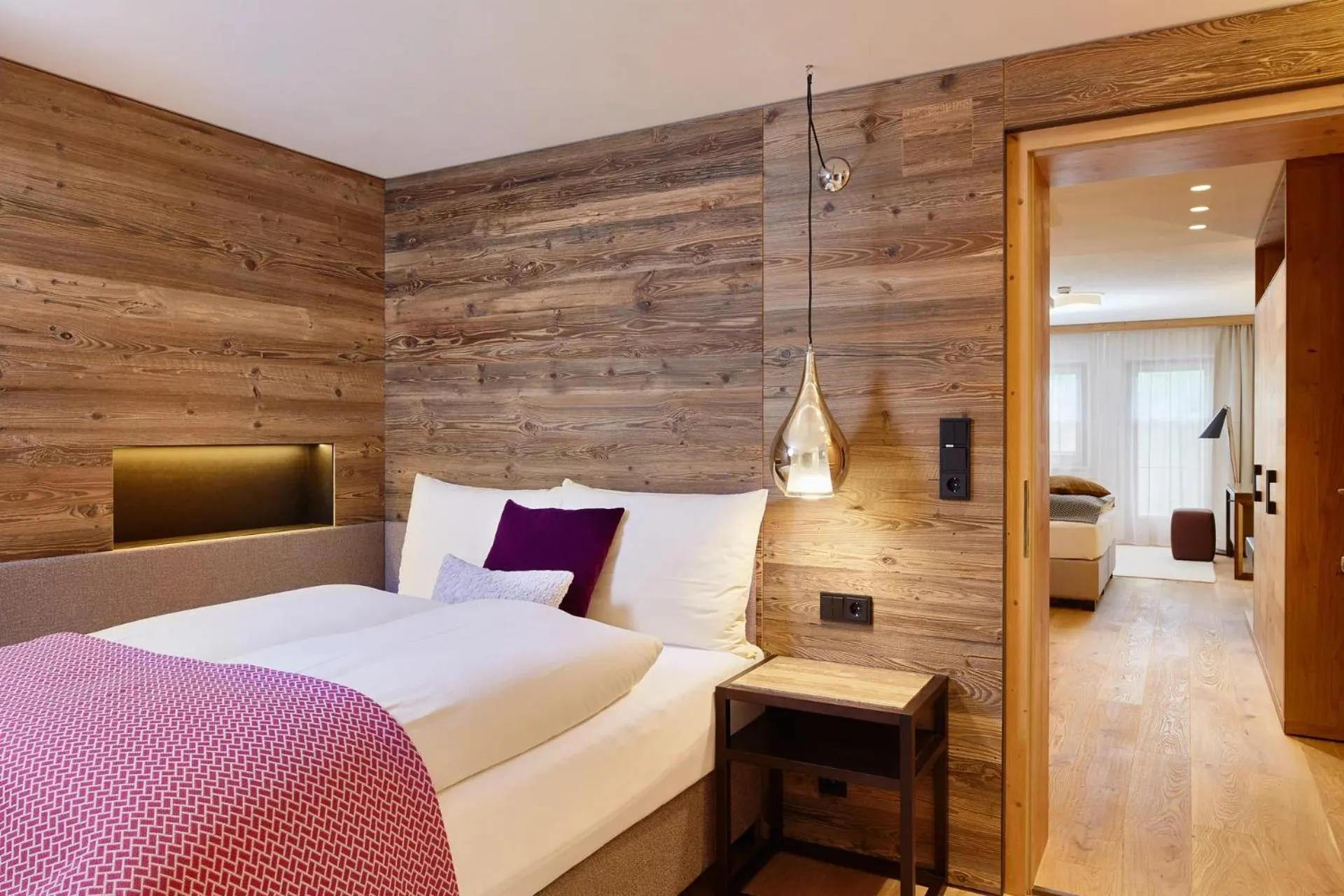 Bedroom, Bed in ZillergrundRock Luxury Mountain Resort