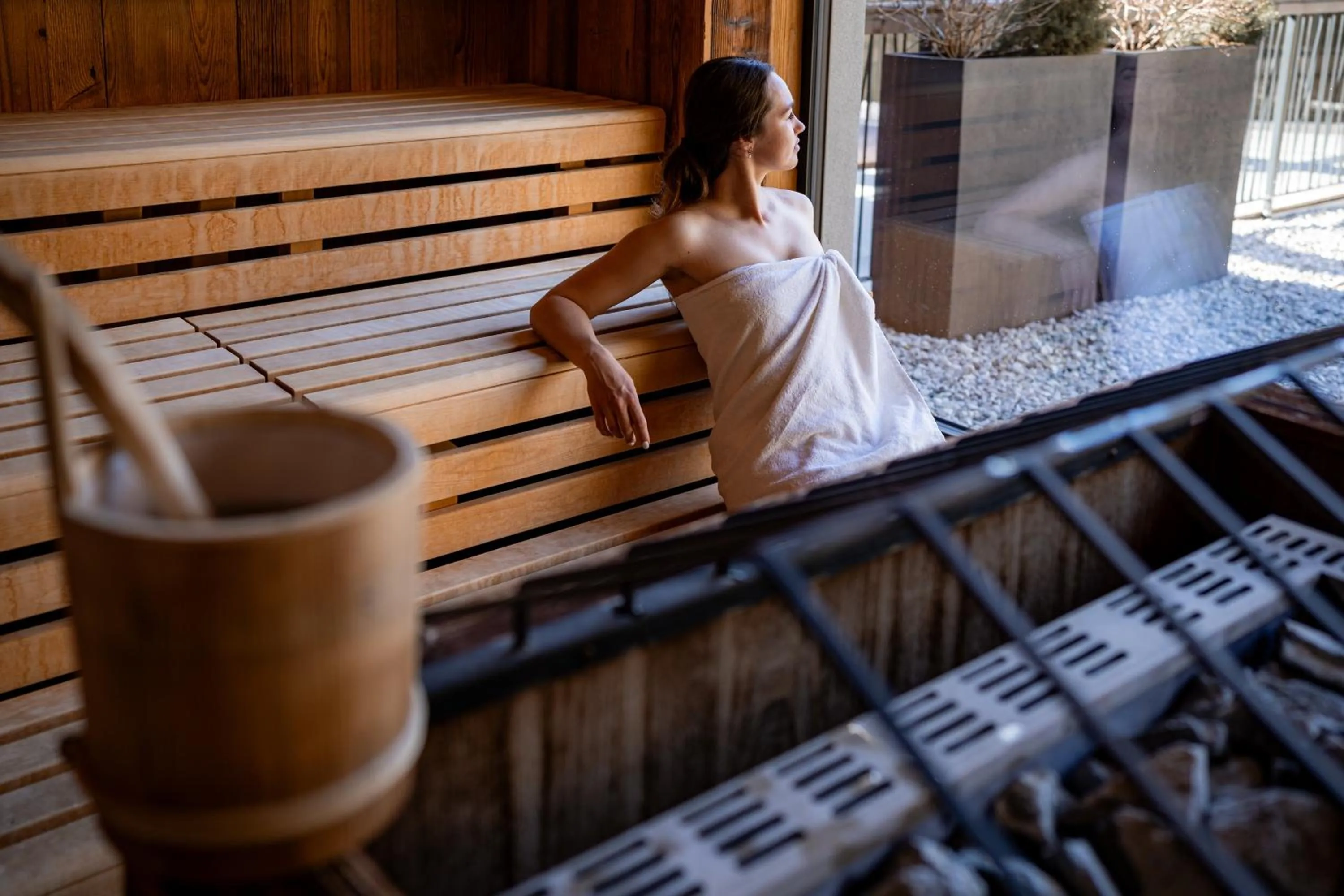 Spa and wellness centre/facilities, Bed in ZillergrundRock Luxury Mountain Resort