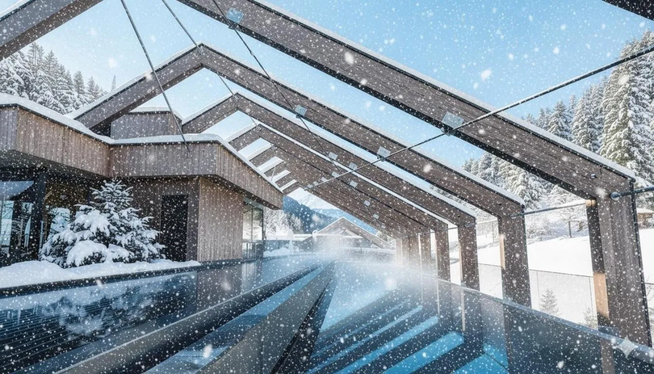 Swimming pool in ZillergrundRock Luxury Mountain Resort