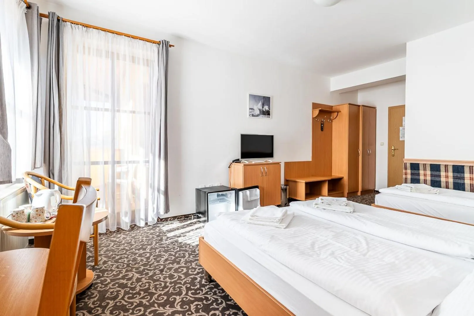 Bed in Garni Hotel Gavurky