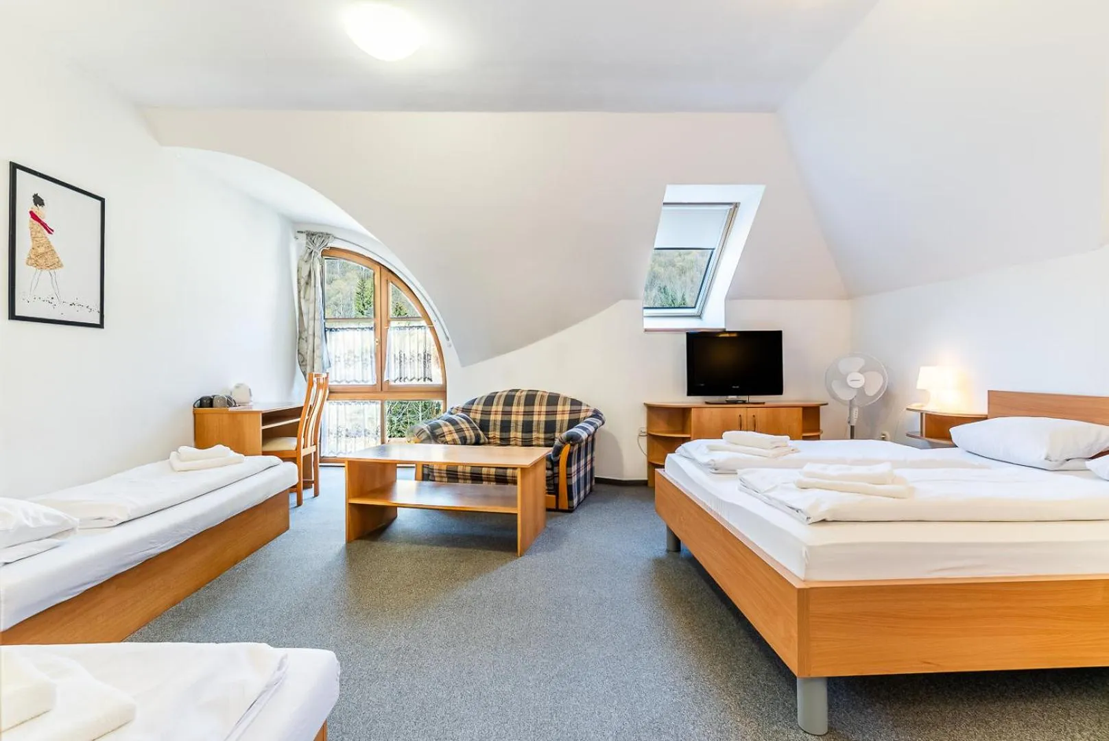 Bed in Garni Hotel Gavurky