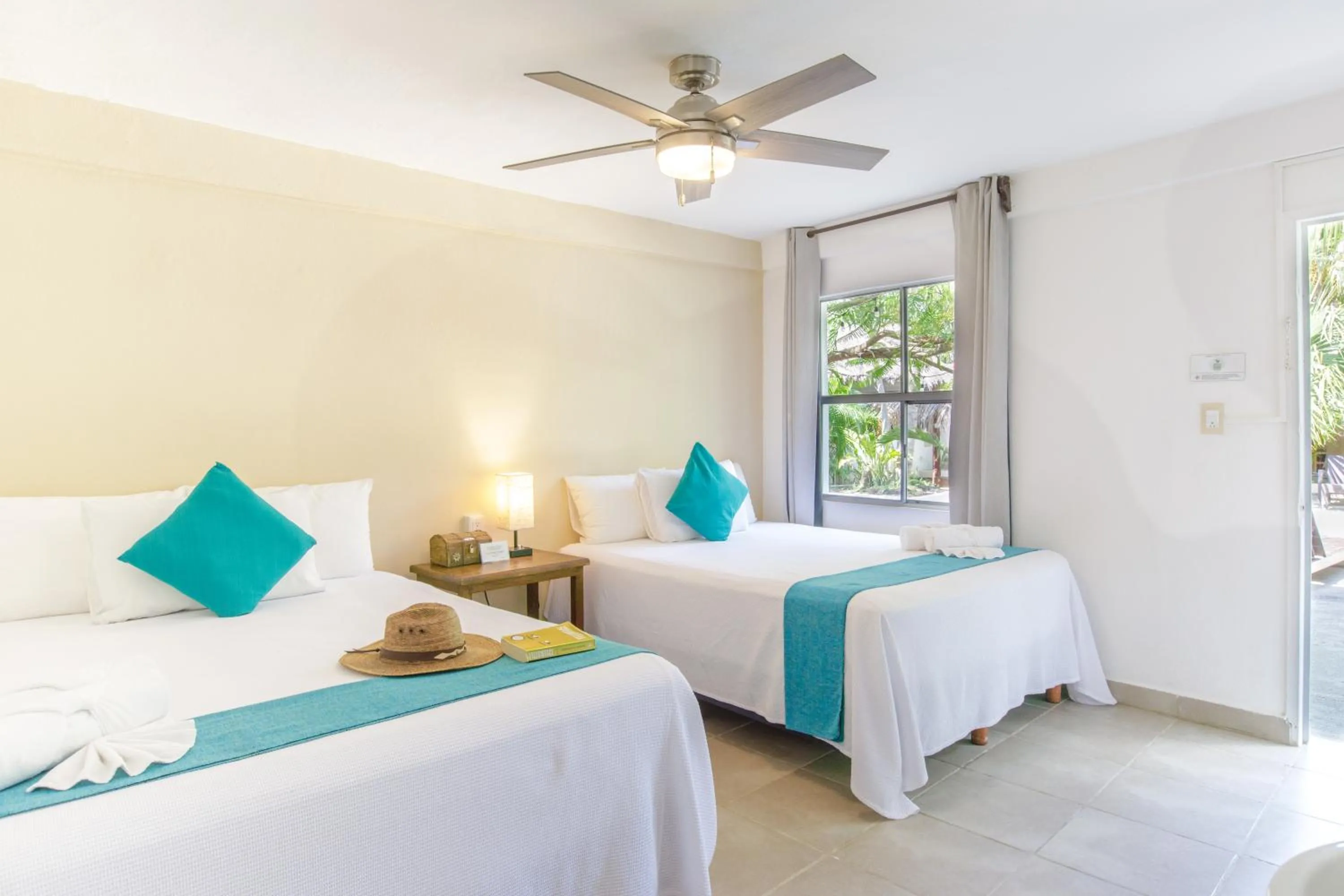 Bed in La Diosa Kali Beach Front Hotel