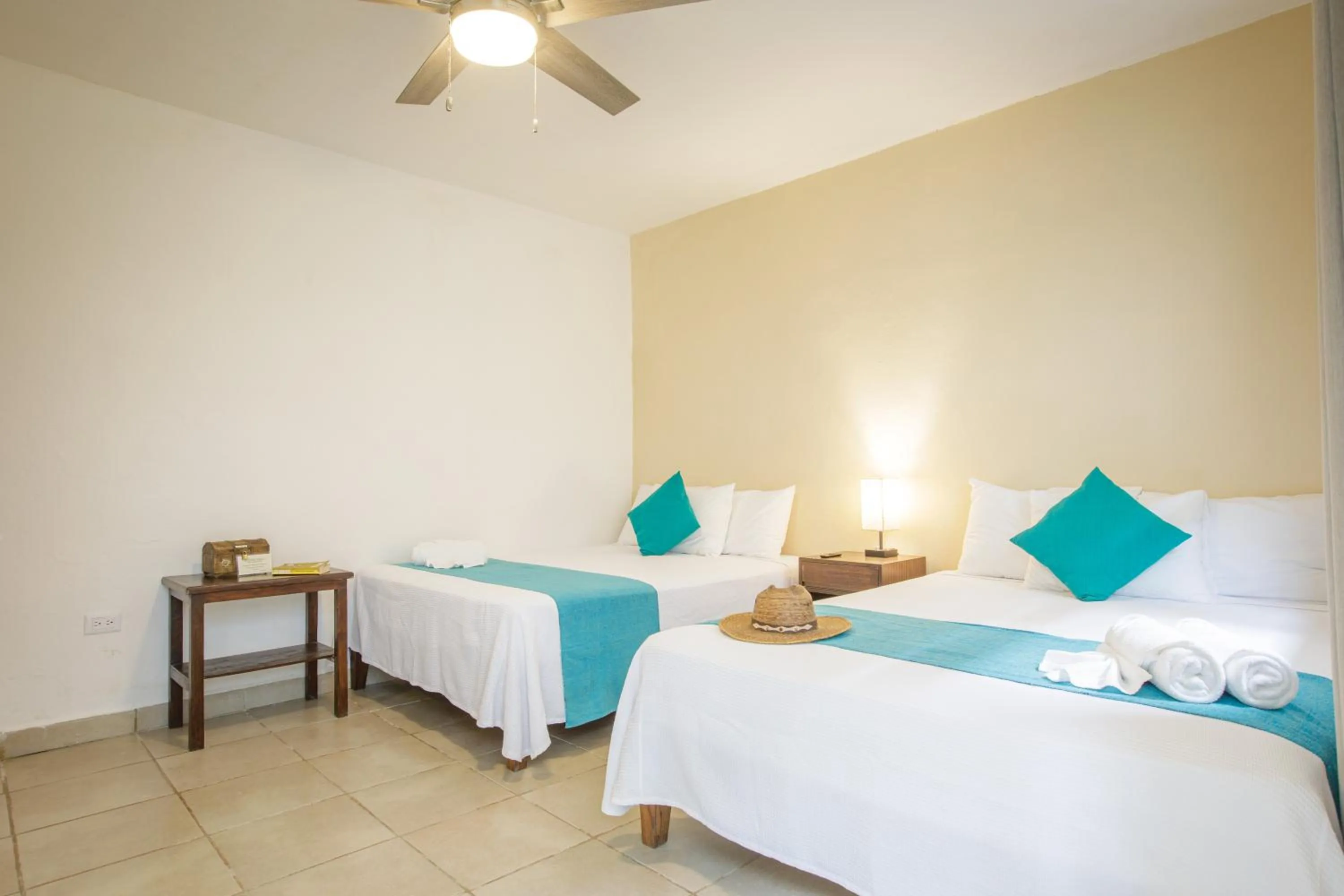 Bed in La Diosa Kali Beach Front Hotel