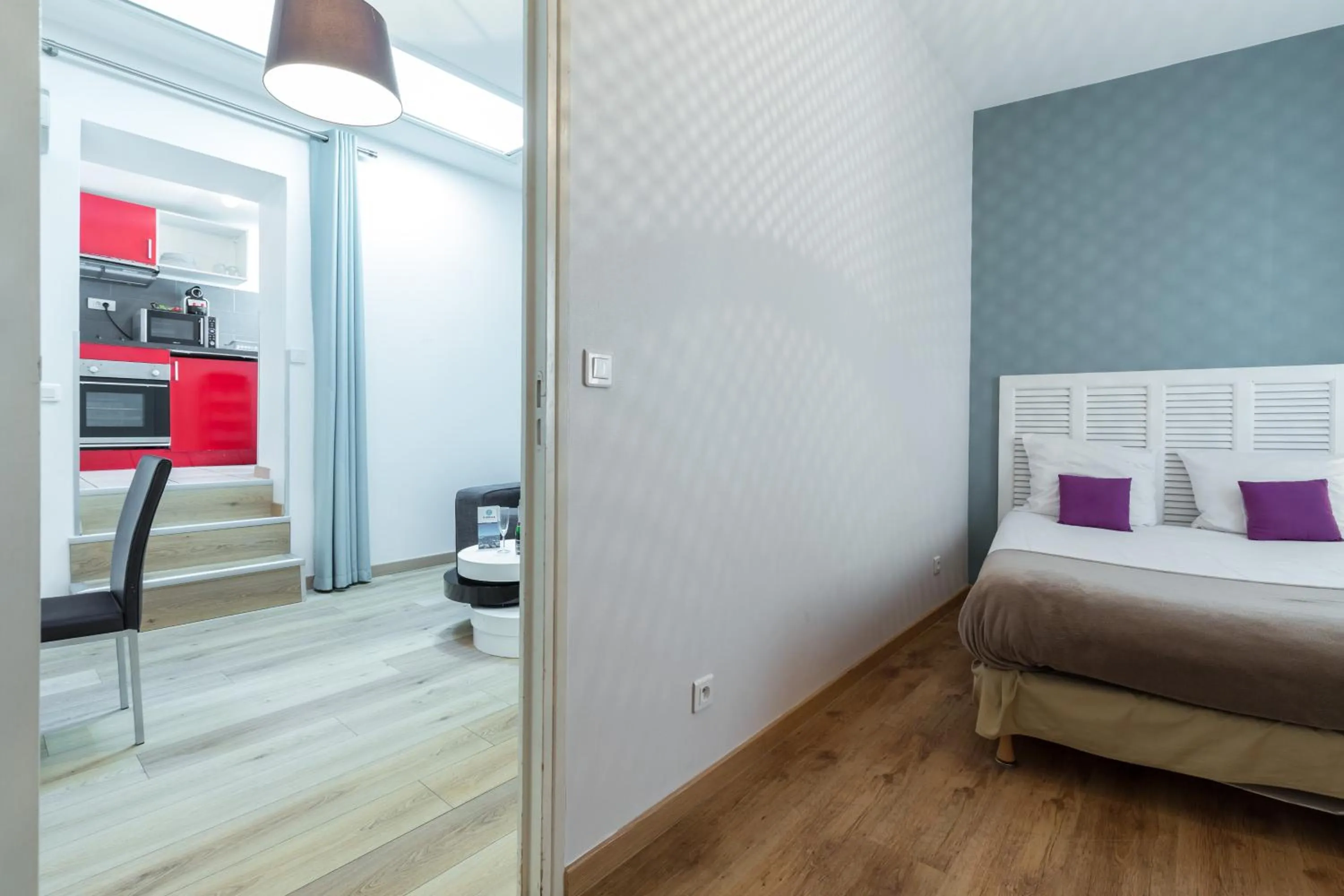 Bedroom, Bed in Florella Clemenceau Apartment