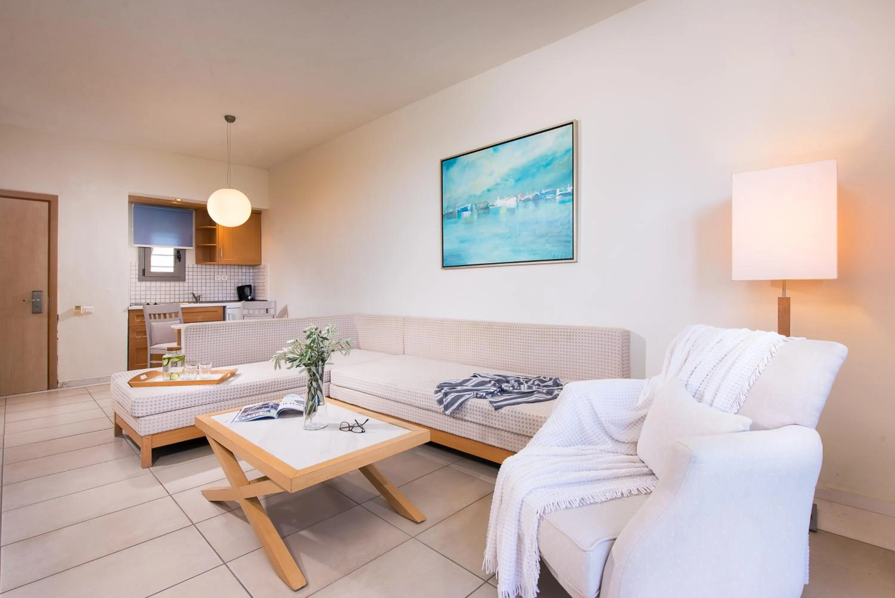 Bedroom in Kassandra Palace Seaside Resort