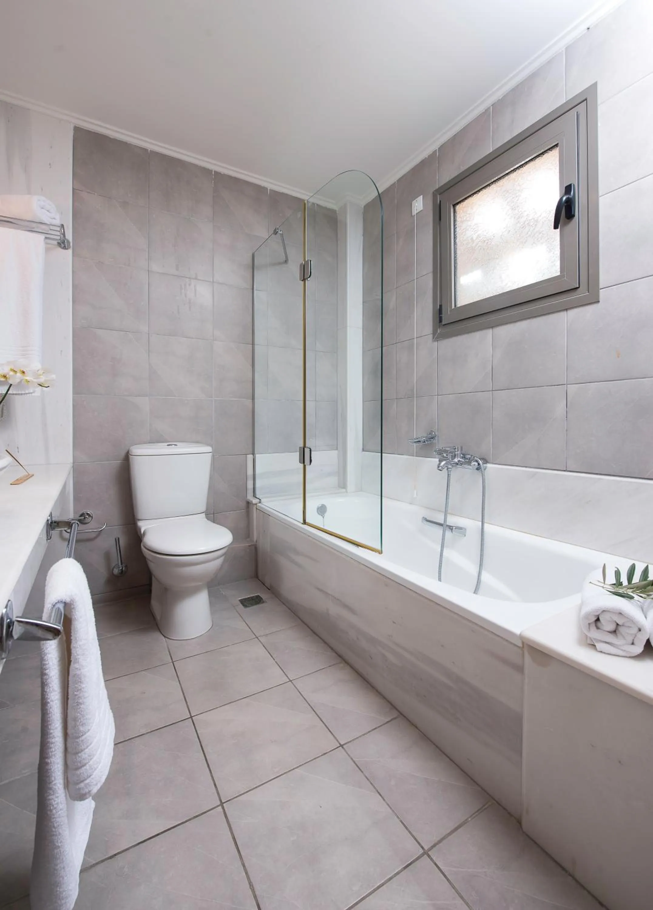 Bathroom in Kassandra Palace Seaside Resort