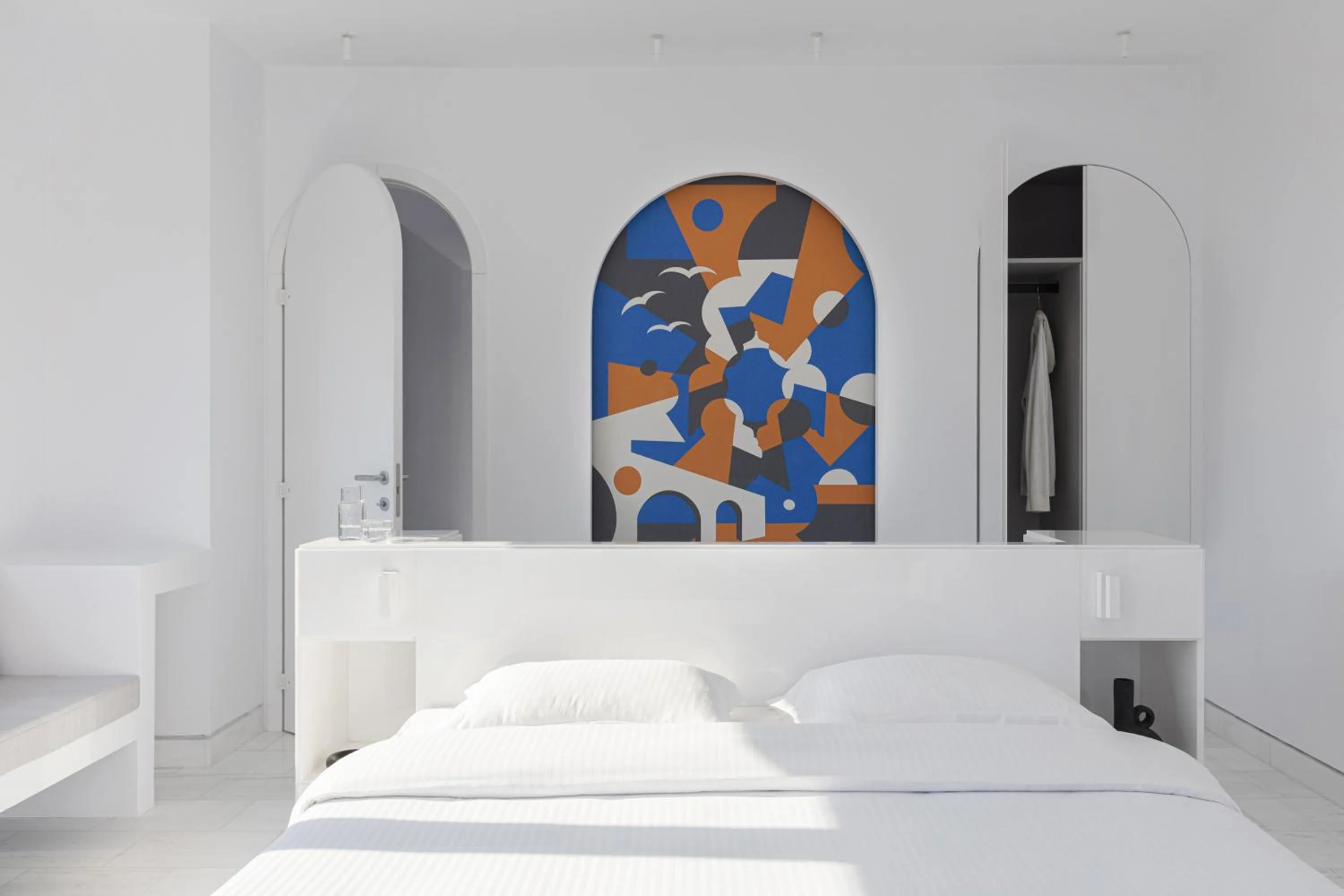 Bed in Kassandra Palace Seaside Resort