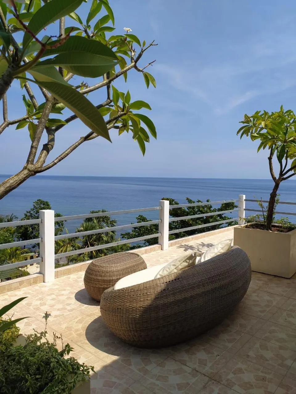 Patio in Ocean Resort Amed