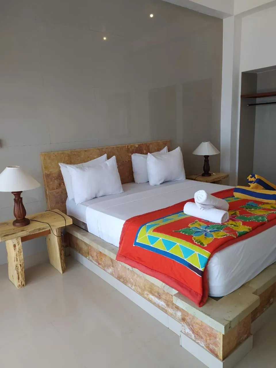 Bed in Ocean Resort Amed