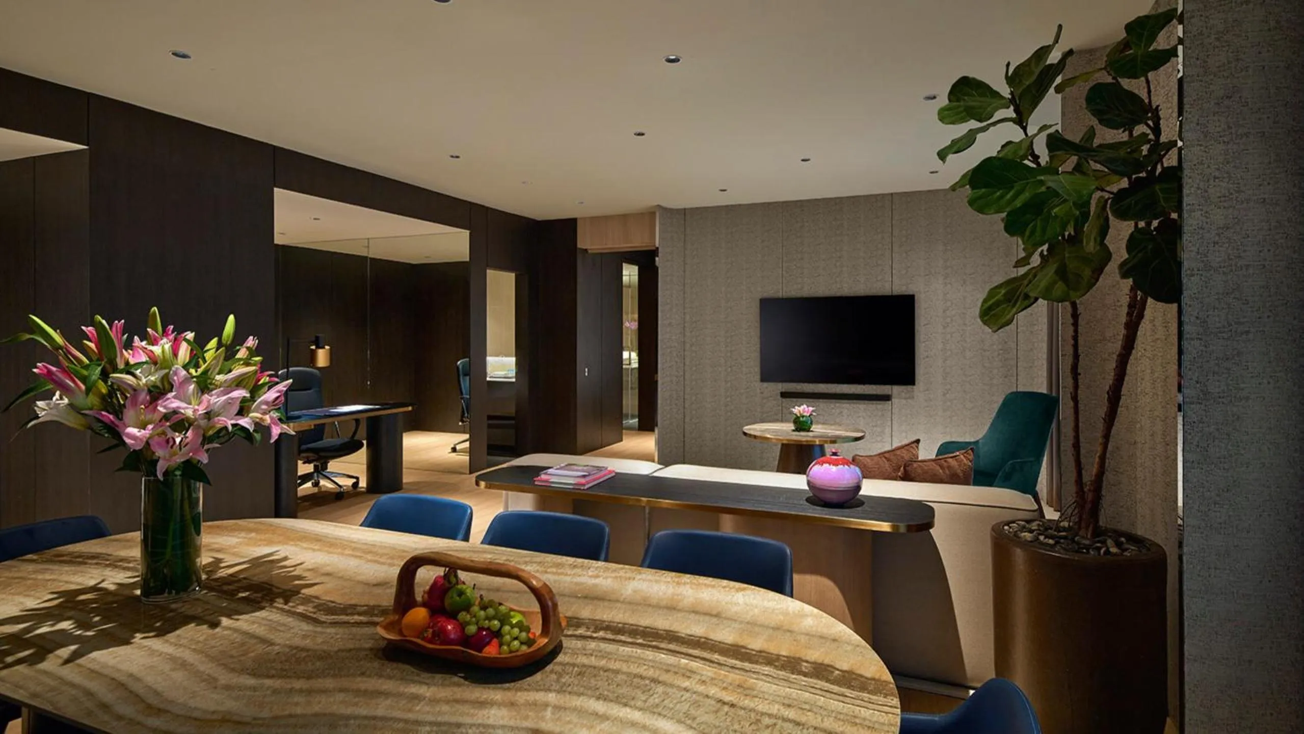 Living room in PARKROYAL COLLECTION Kuala Lumpur