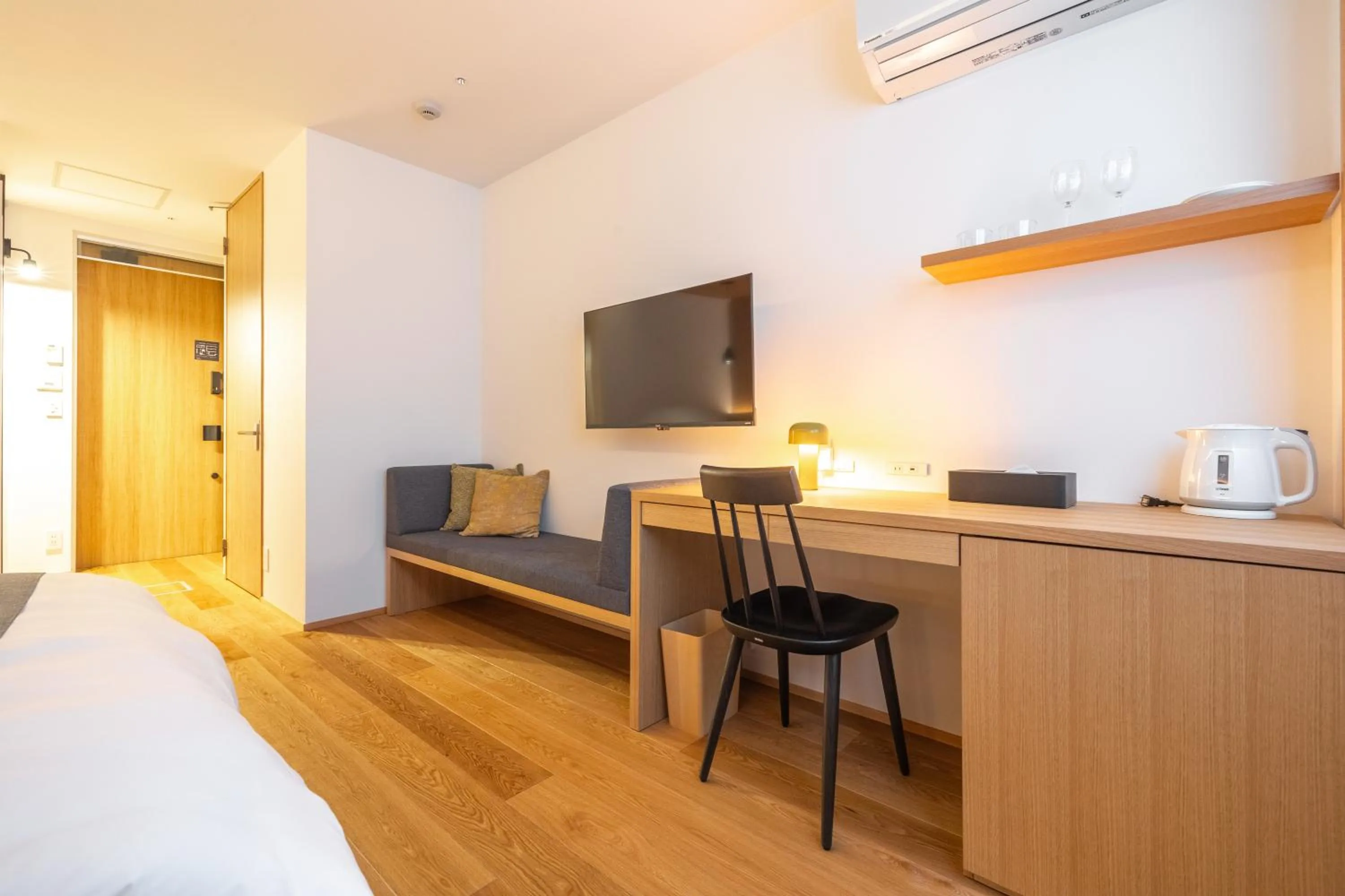 Bed in Karasuma Rokujo Hotel