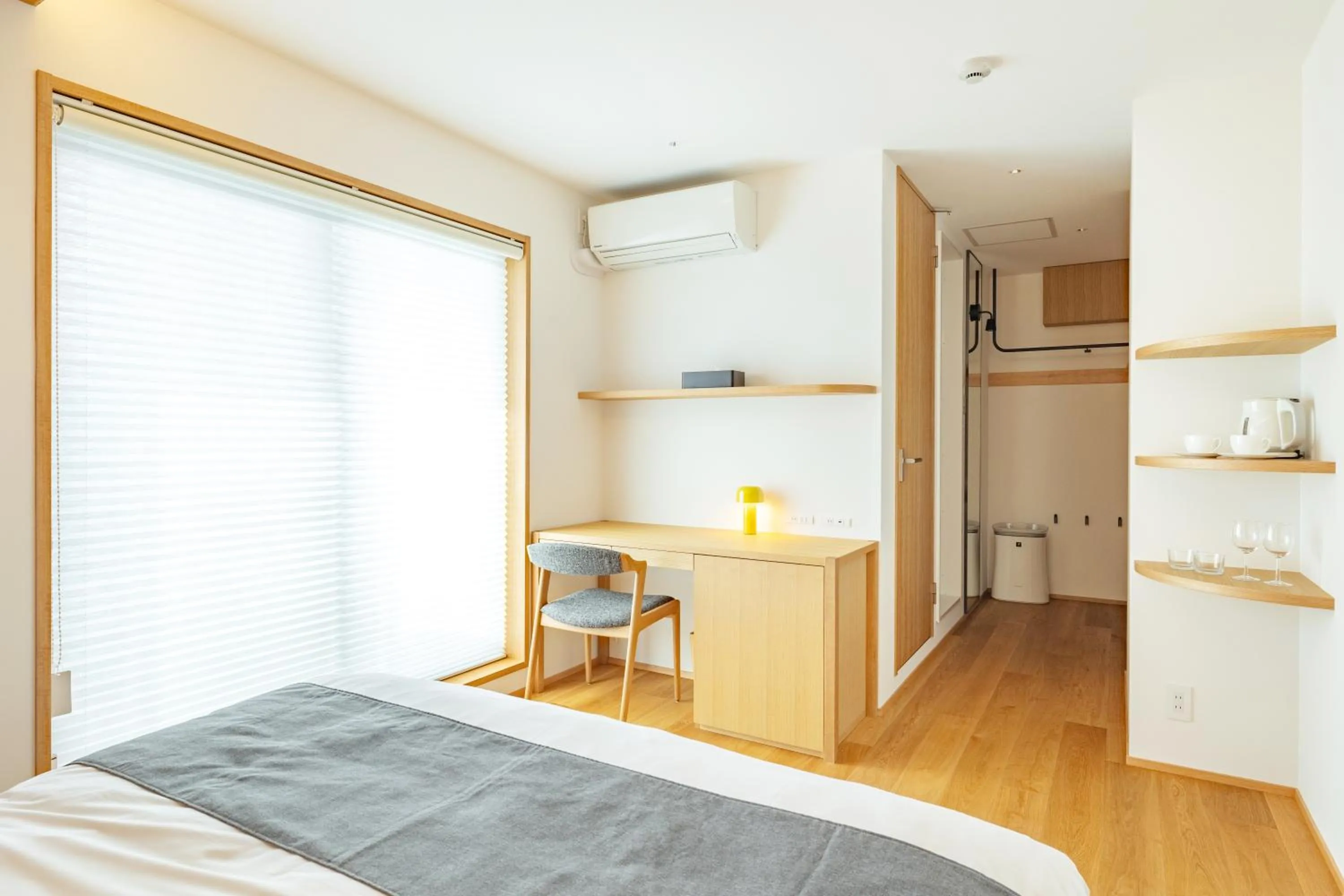 Bed in Karasuma Rokujo Hotel