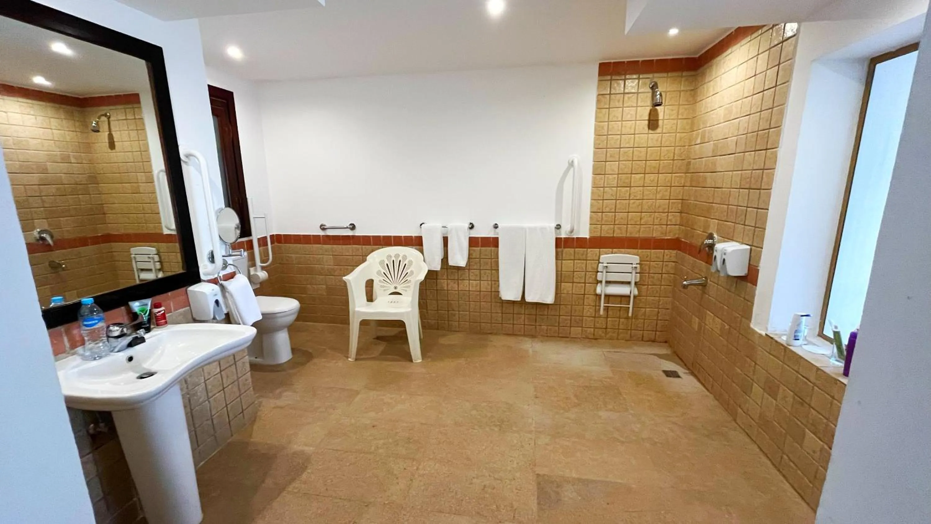 Shower in Tamra Beach Resort