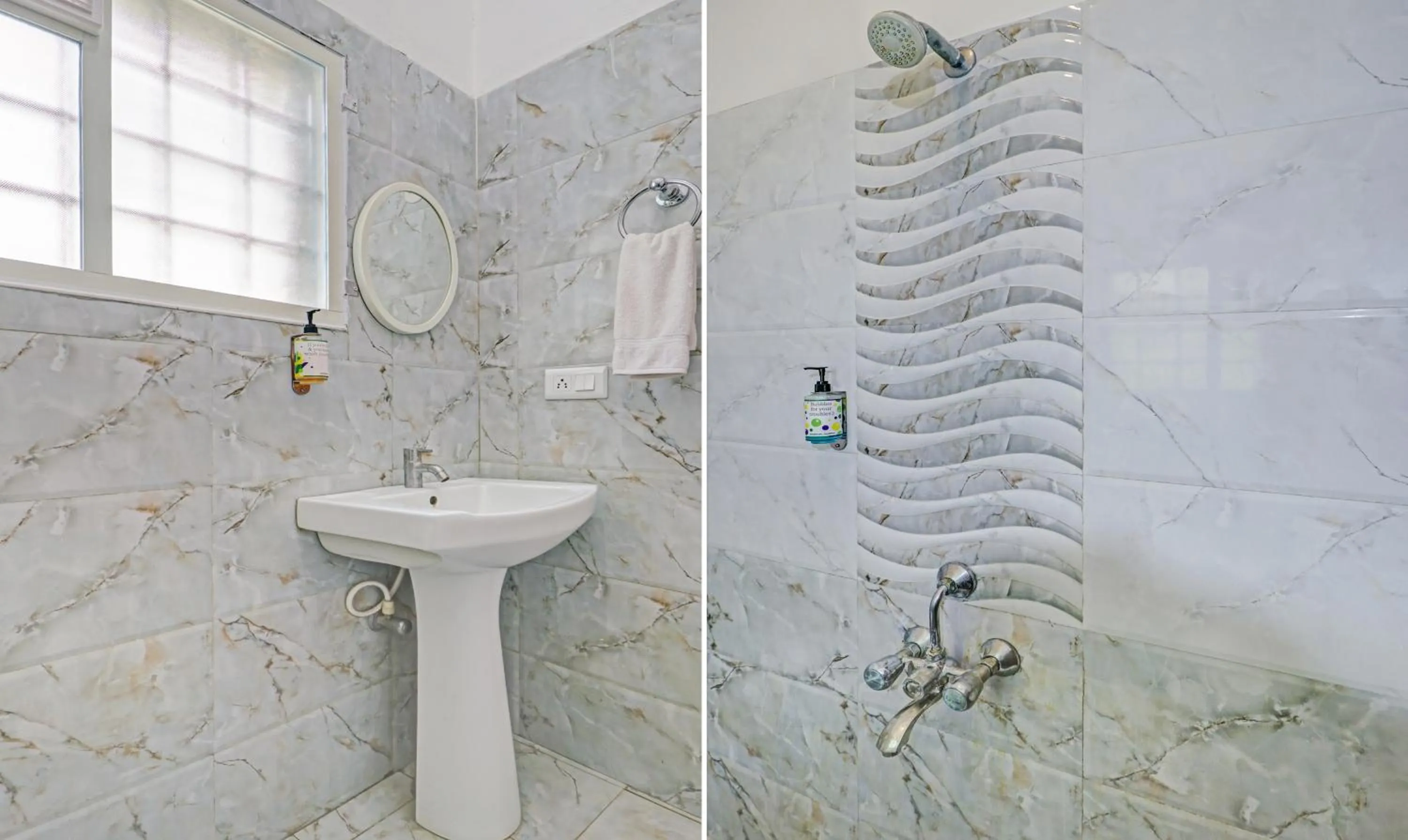 Bathroom in Treebo Green Land Kushalnagar