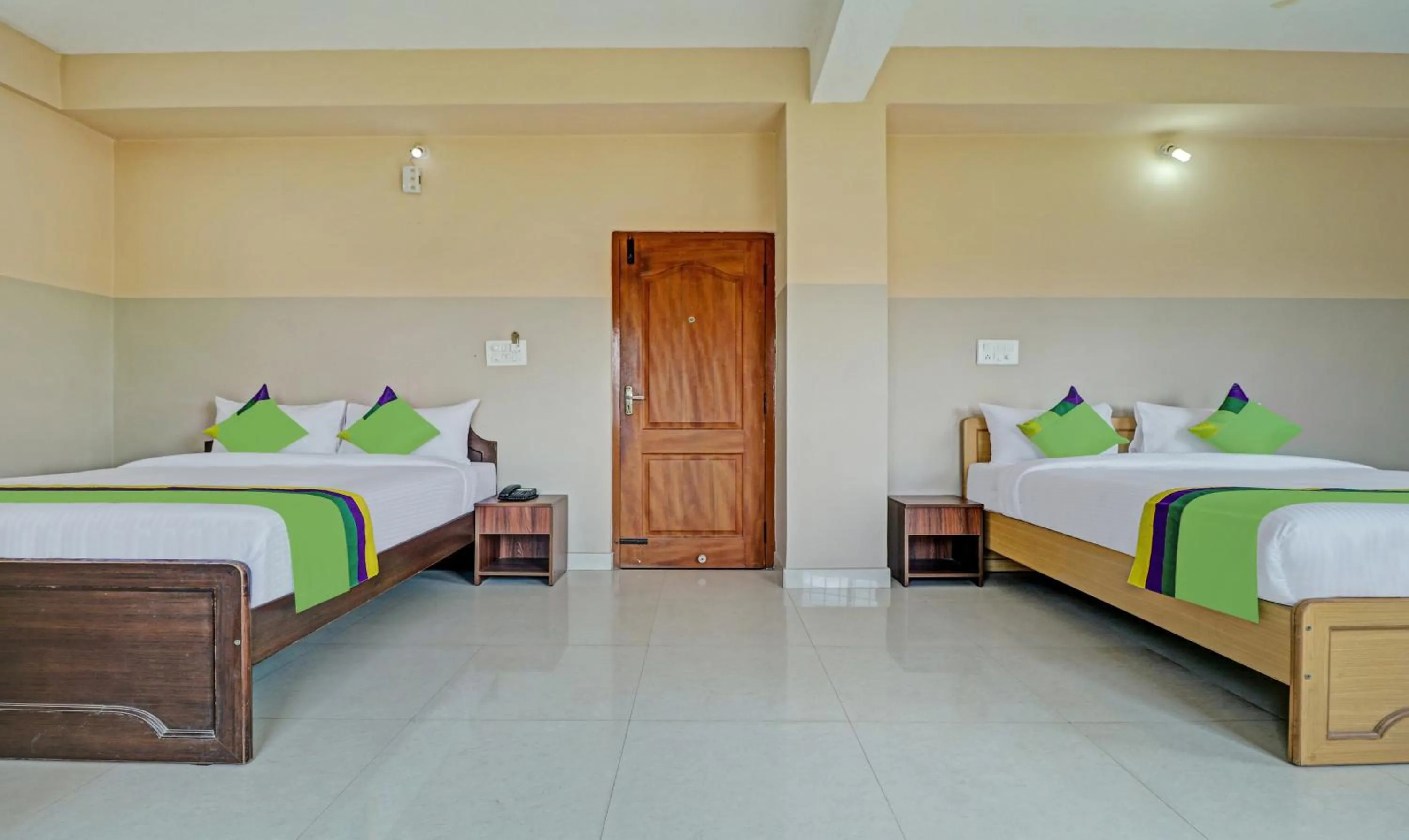 Bedroom, Bed in Treebo Green Land Kushalnagar