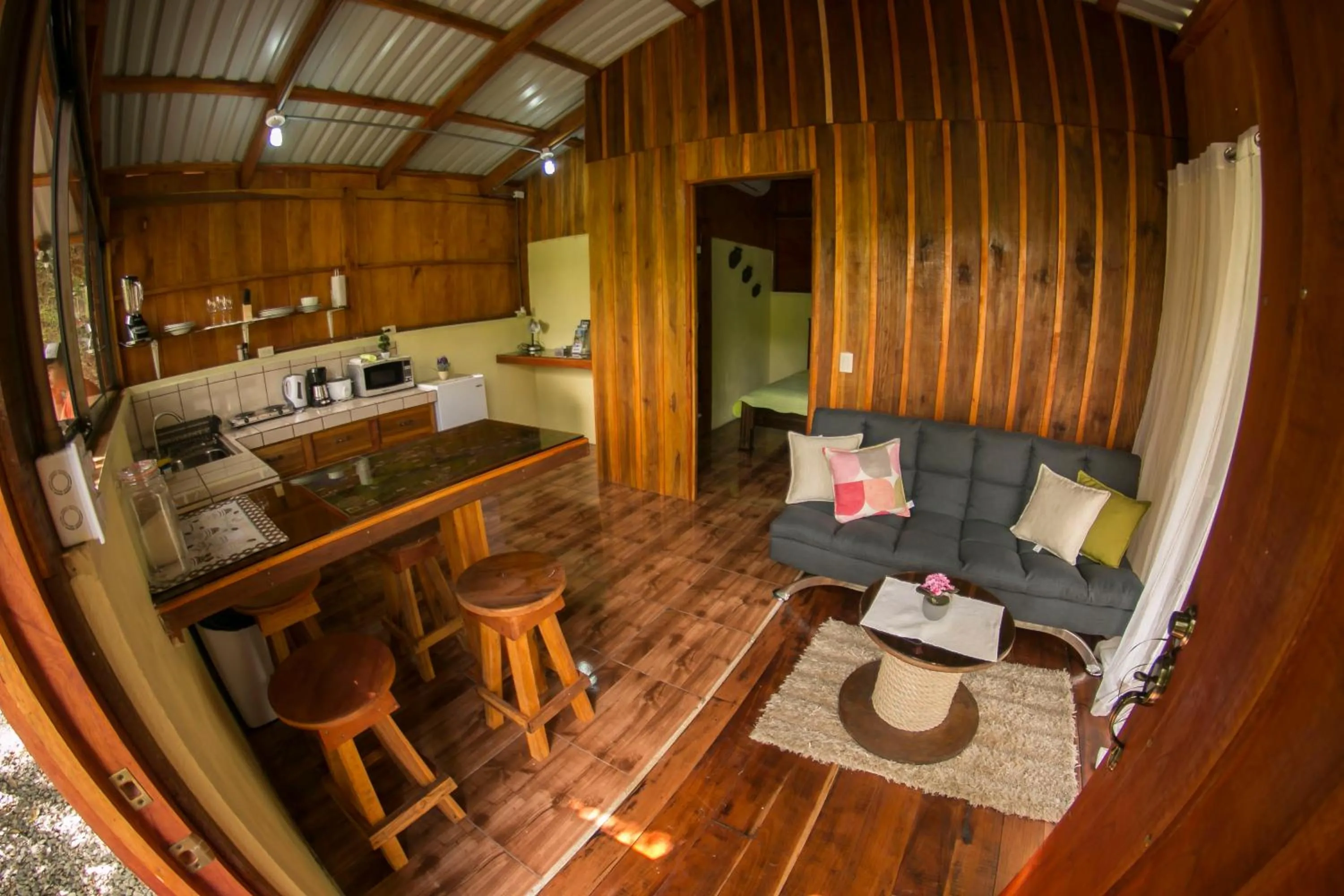 Living room in Cabañas del Lago