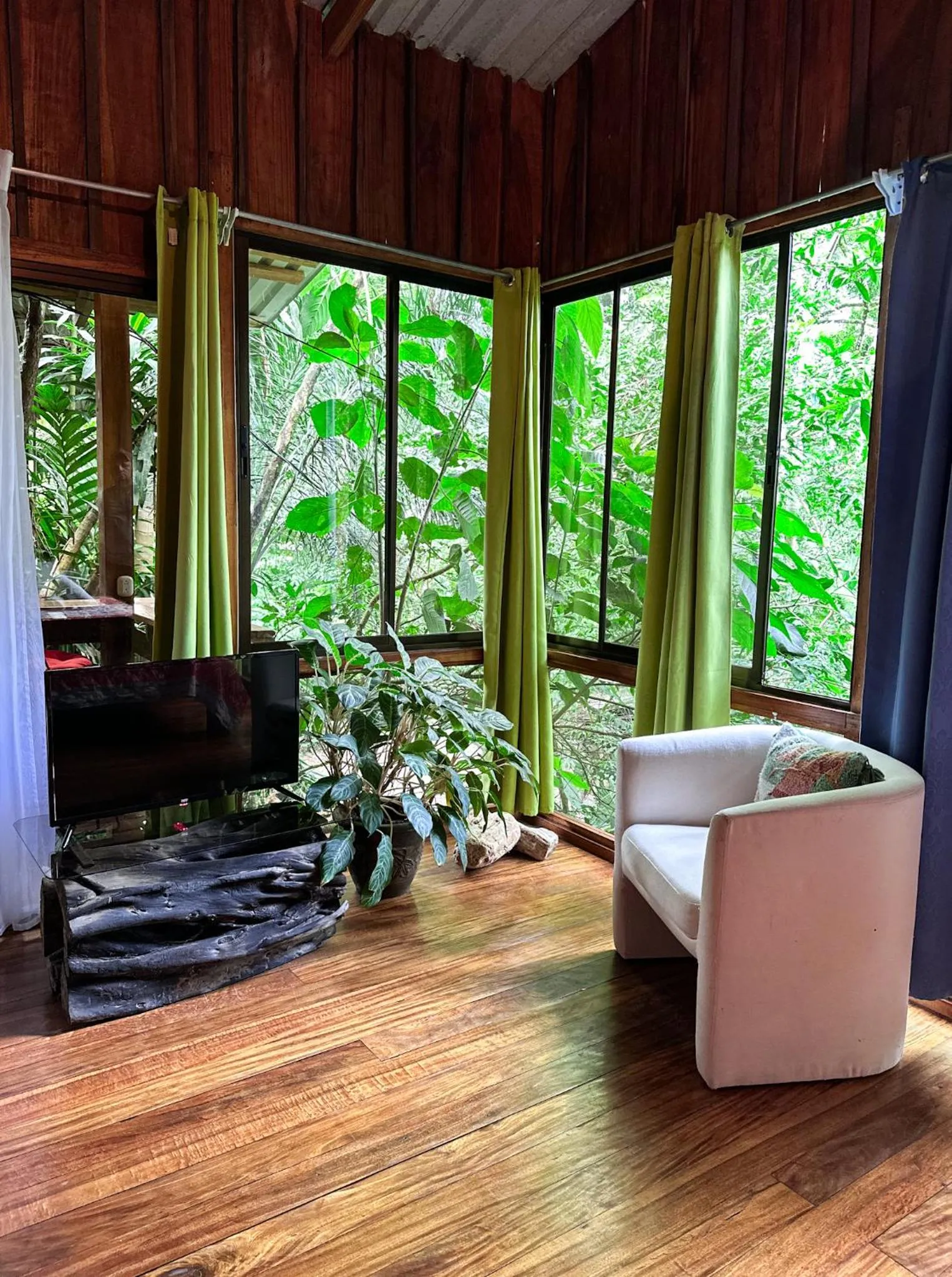Living room in Cabañas del Lago