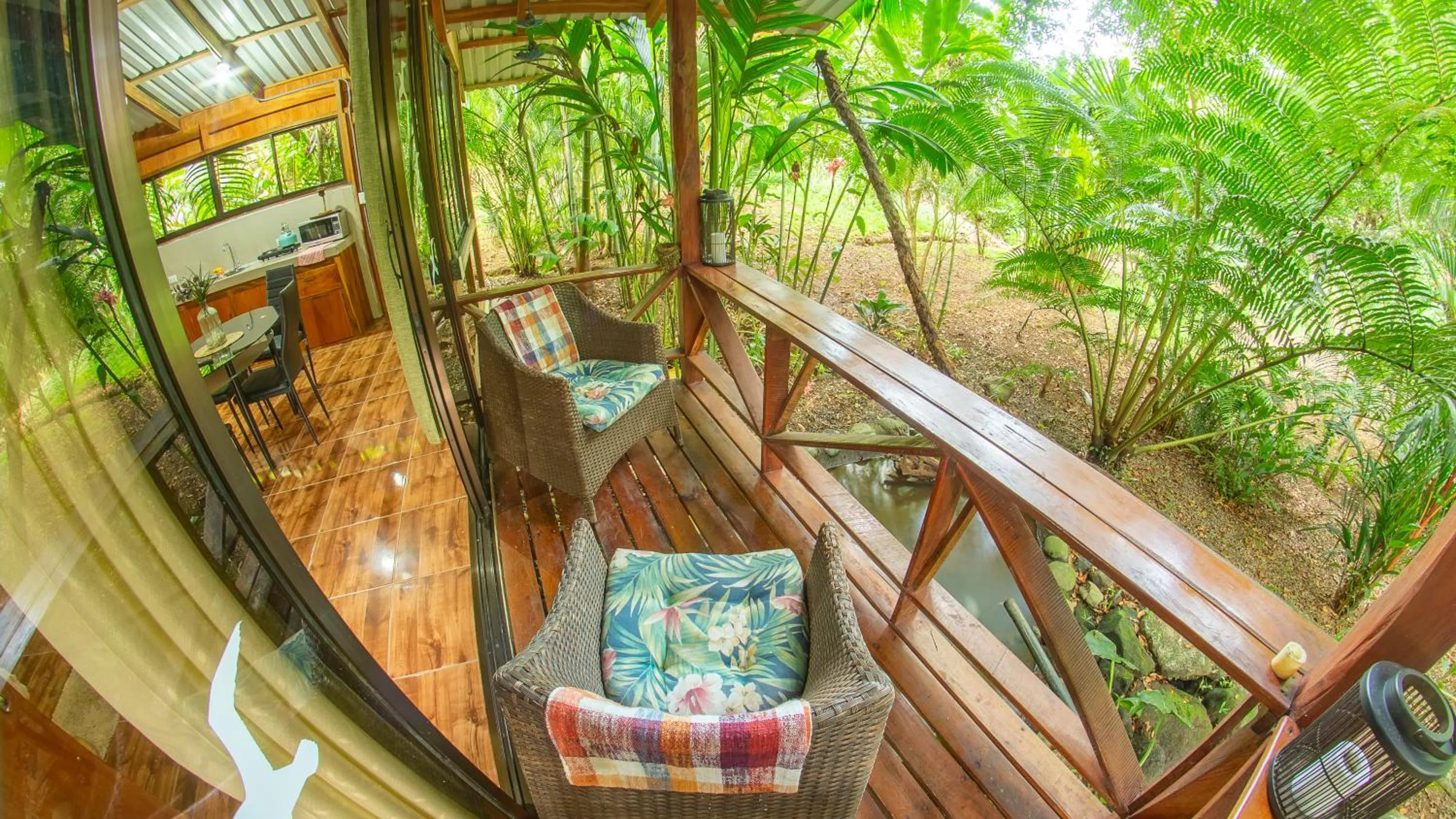 Balcony/Terrace in Cabañas del Lago