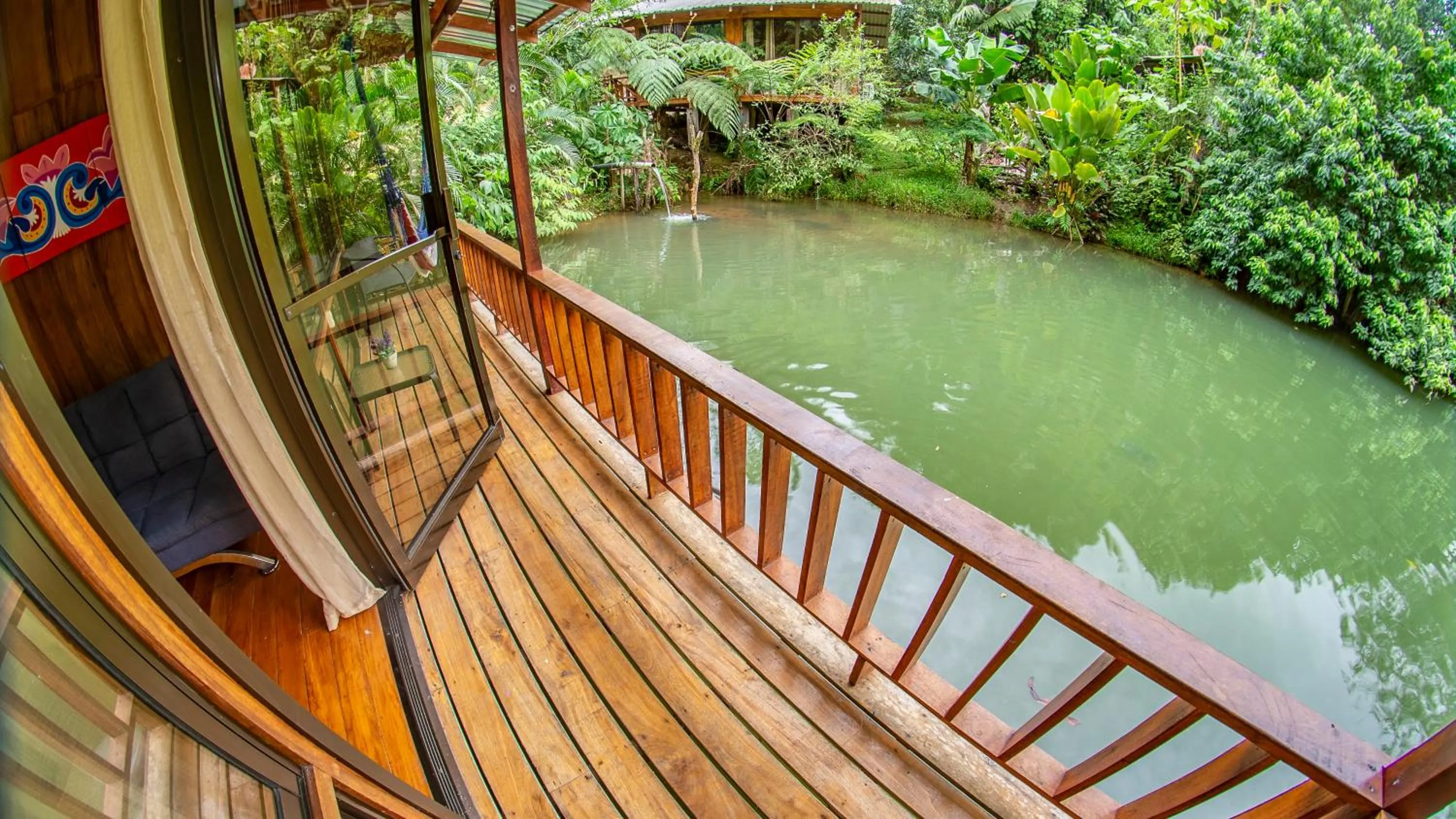 Balcony/Terrace in Cabañas del Lago