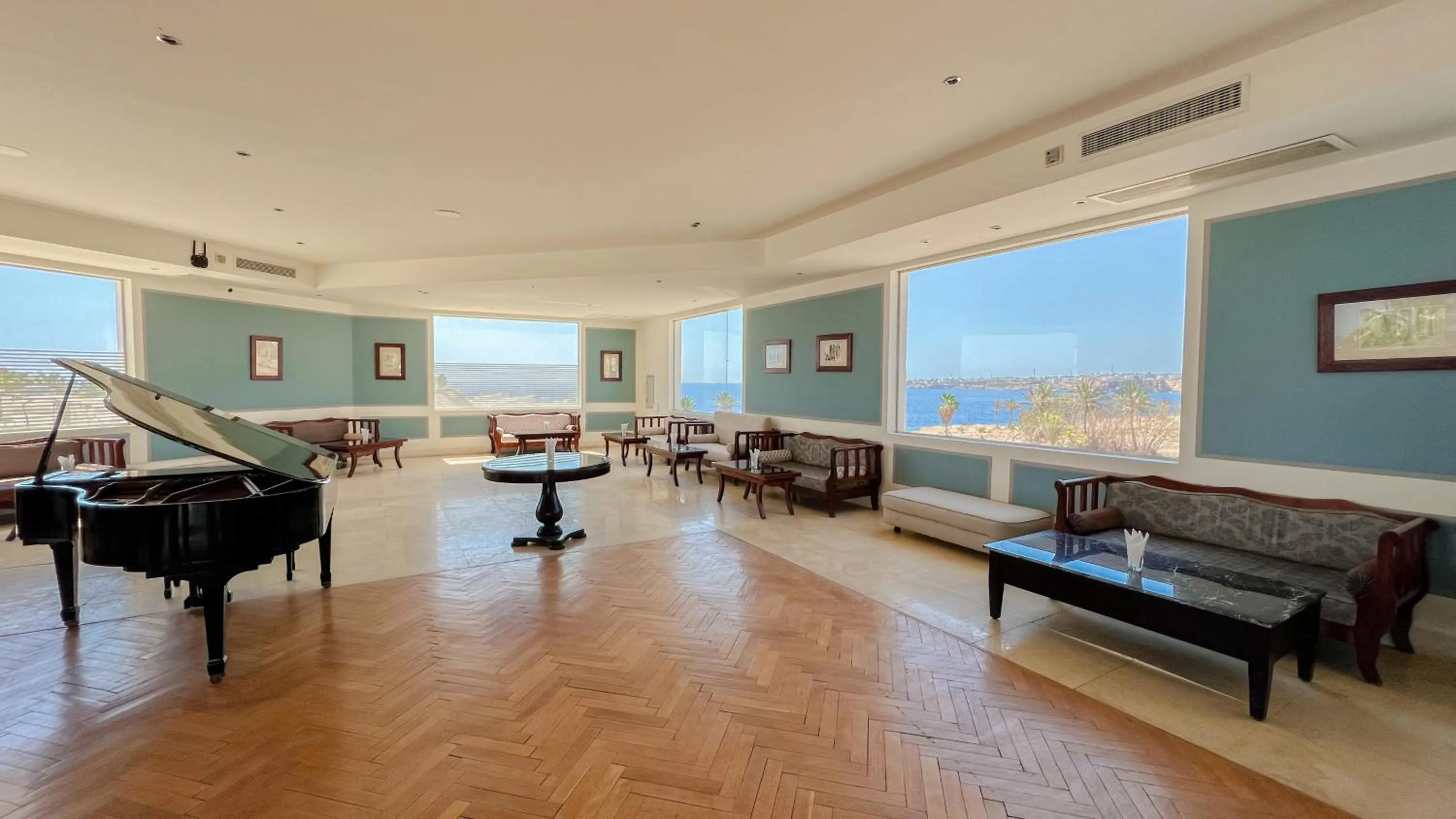 Seating area in Sharm Club Beach Resort