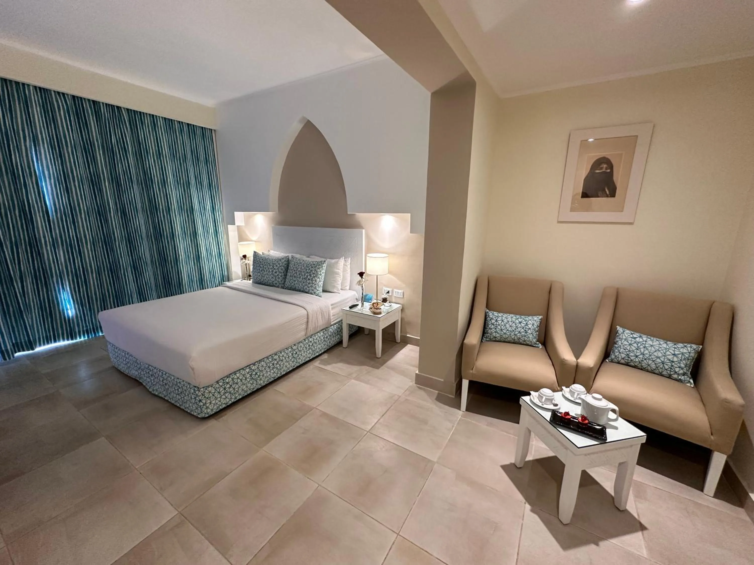 Bed in Sharm Club Beach Resort