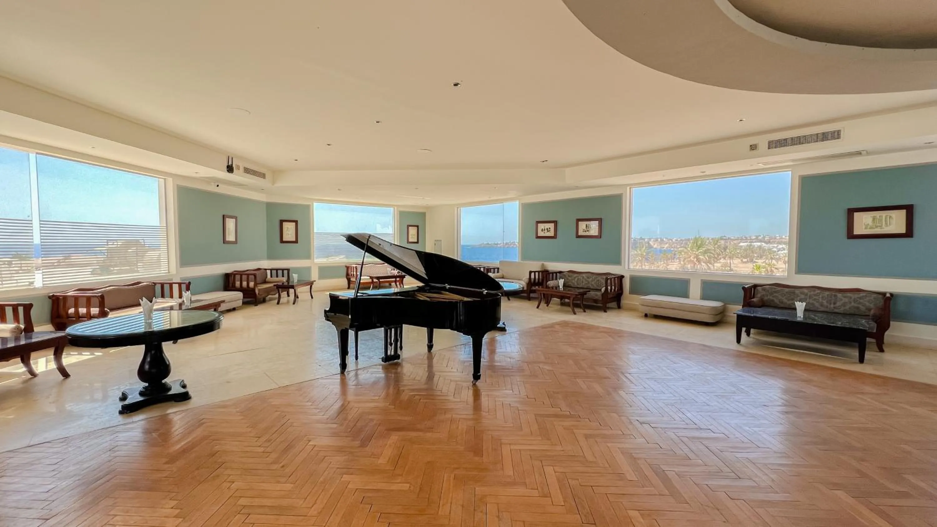 Seating area in Sharm Club Beach Resort