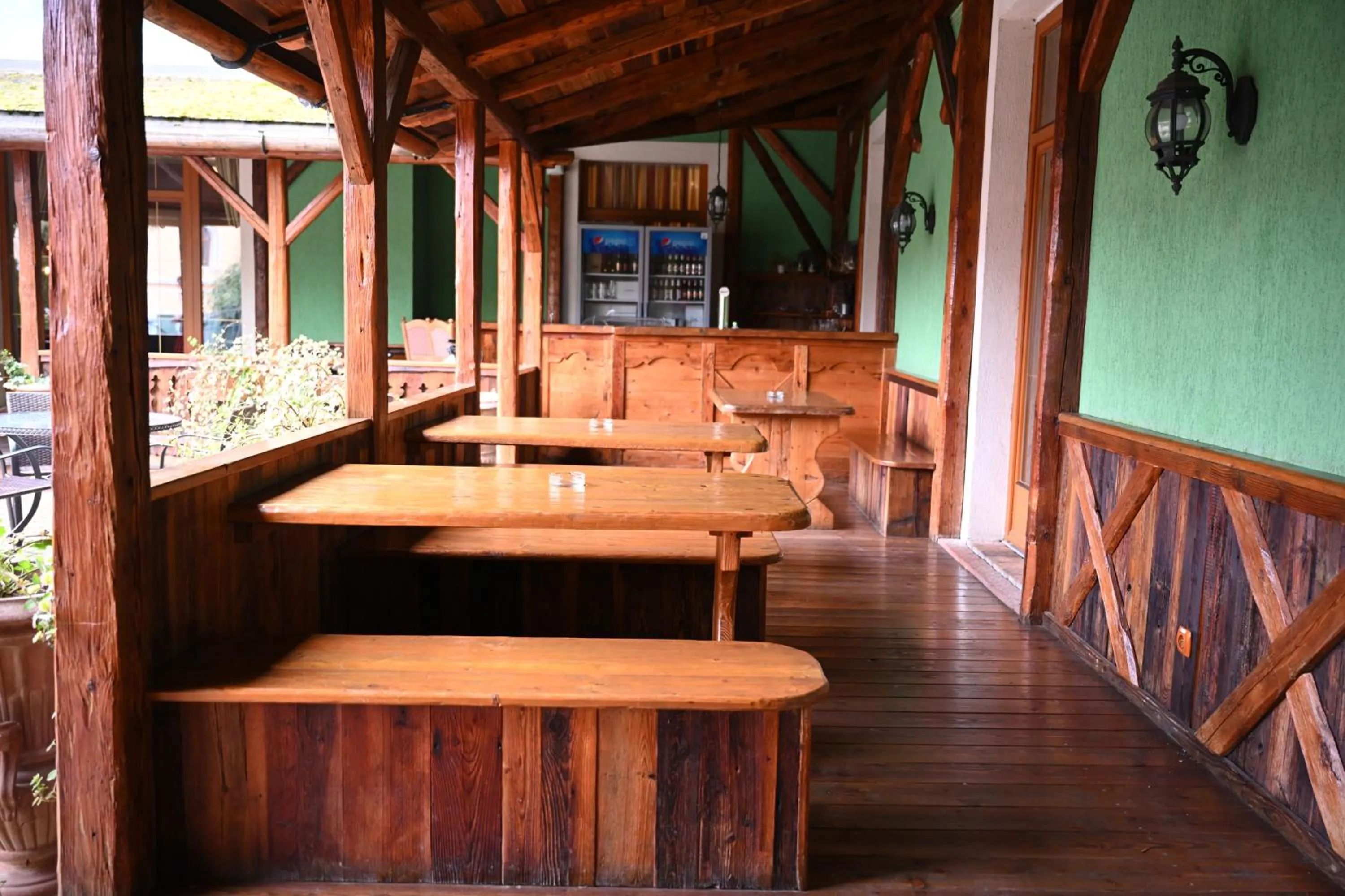 Balcony/Terrace in Mercure Sighisoara Binderbubi Hotel & Spa