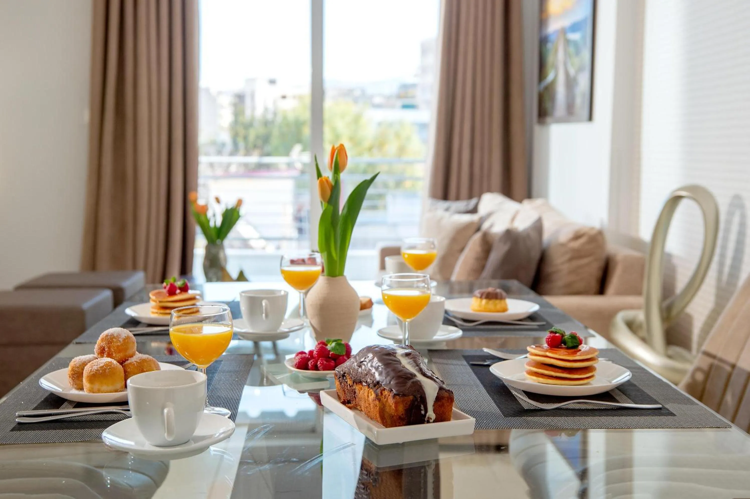 Living room in Alekos Apartments 1 - Νetflix & Comfort