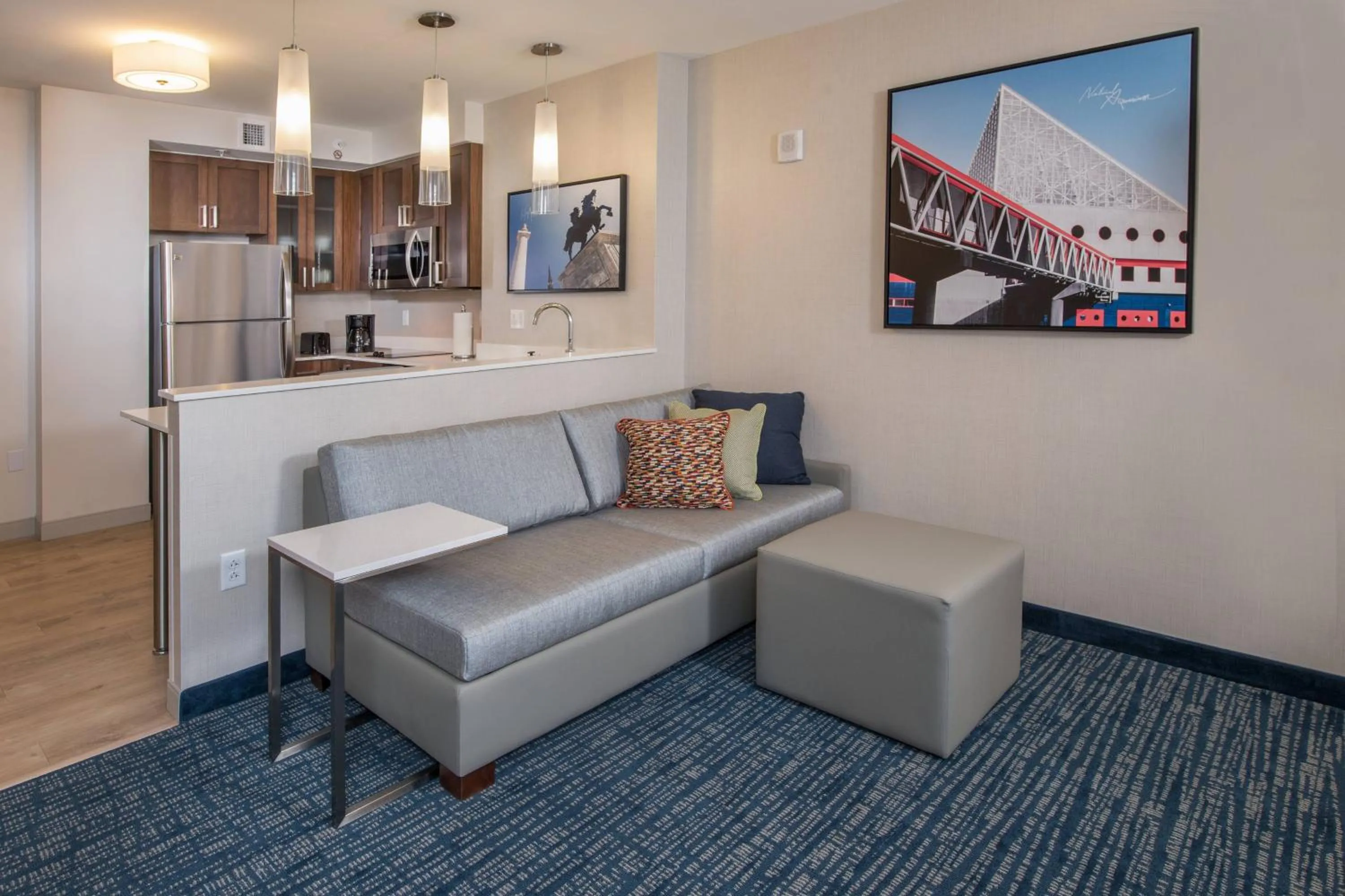 Kitchen or kitchenette in Residence Inn by Marriott Baltimore at The Johns Hopkins Medical Campus